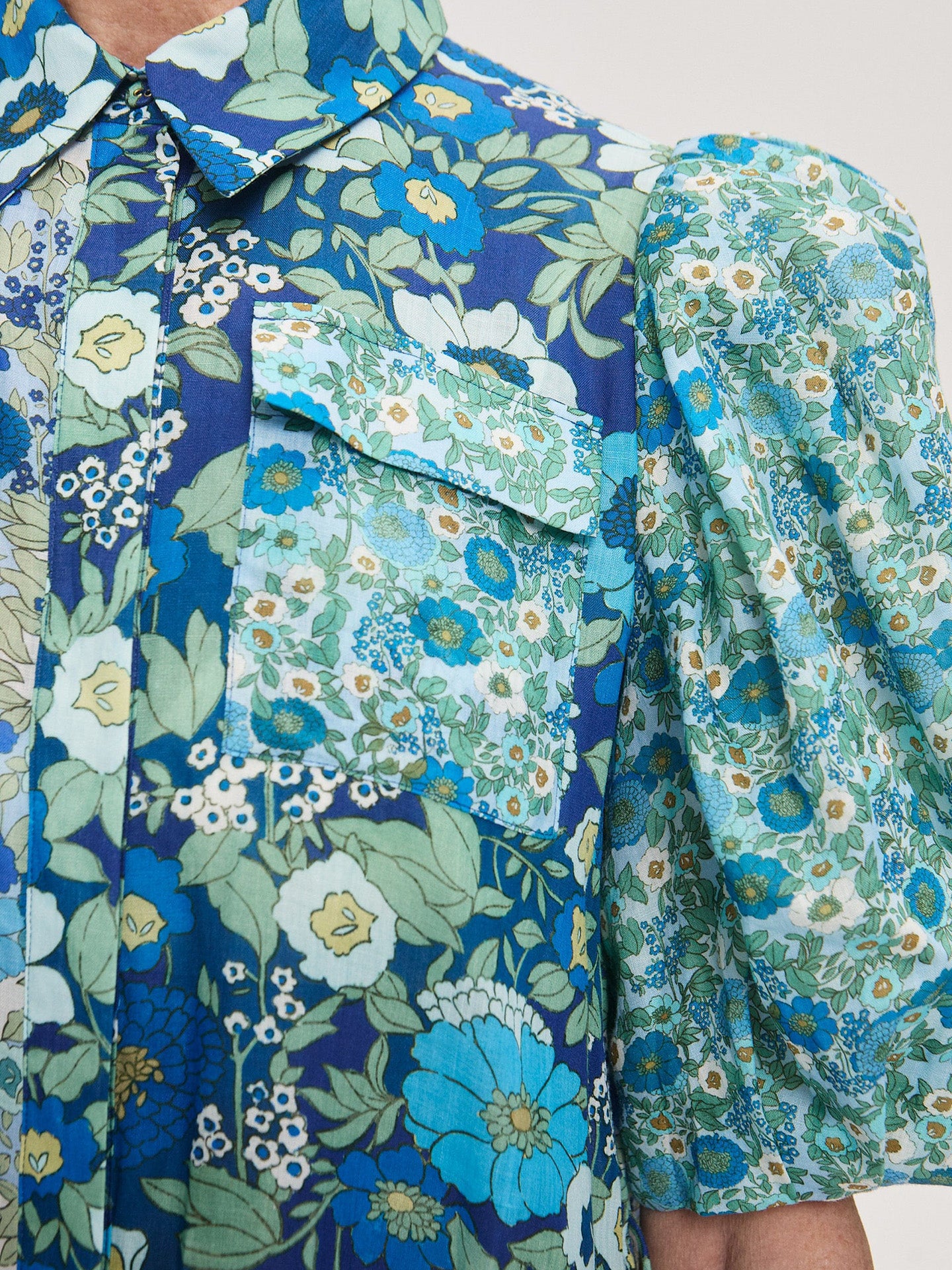 Sacha shirtdress, blue