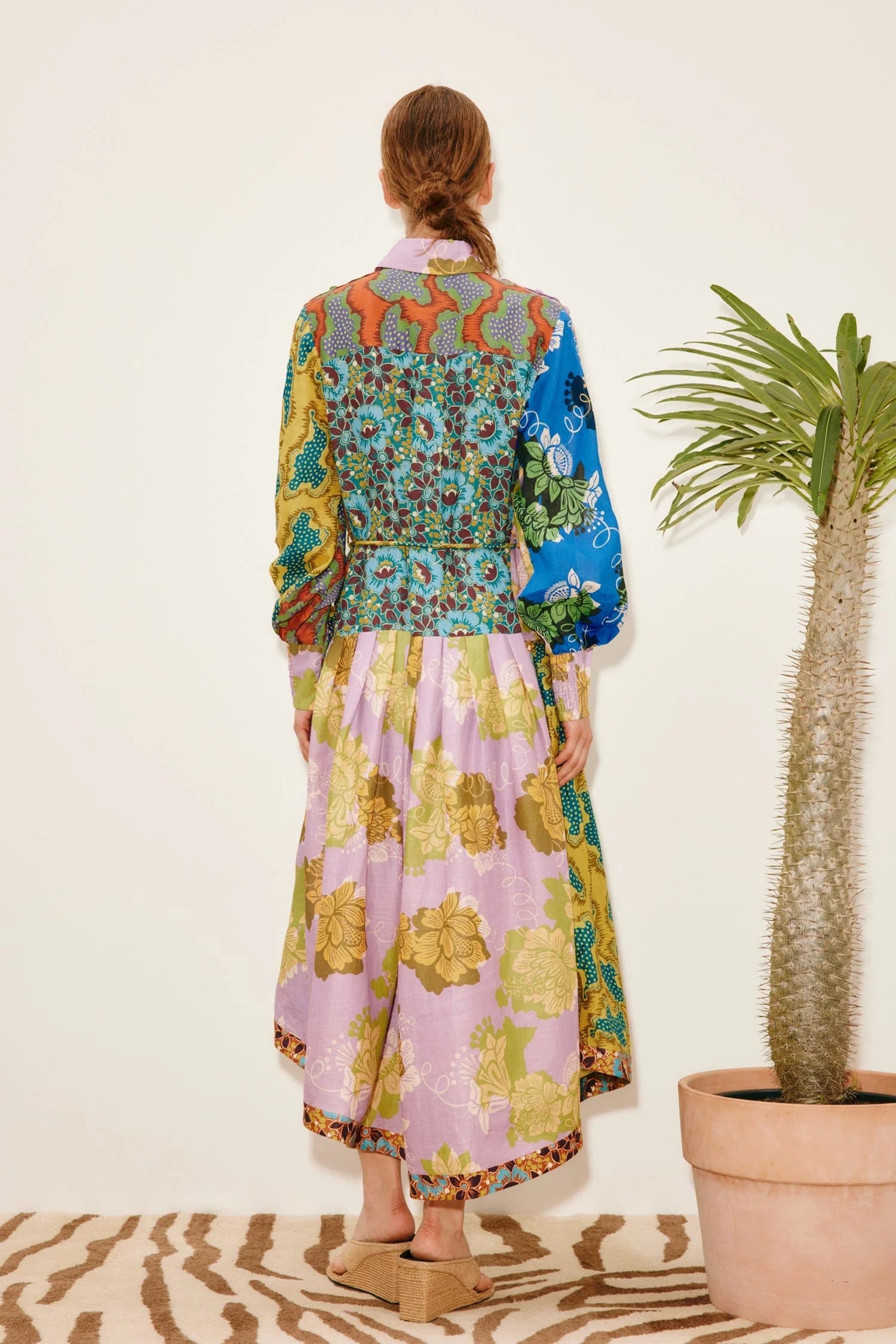 Arnie spliced shirtdress
