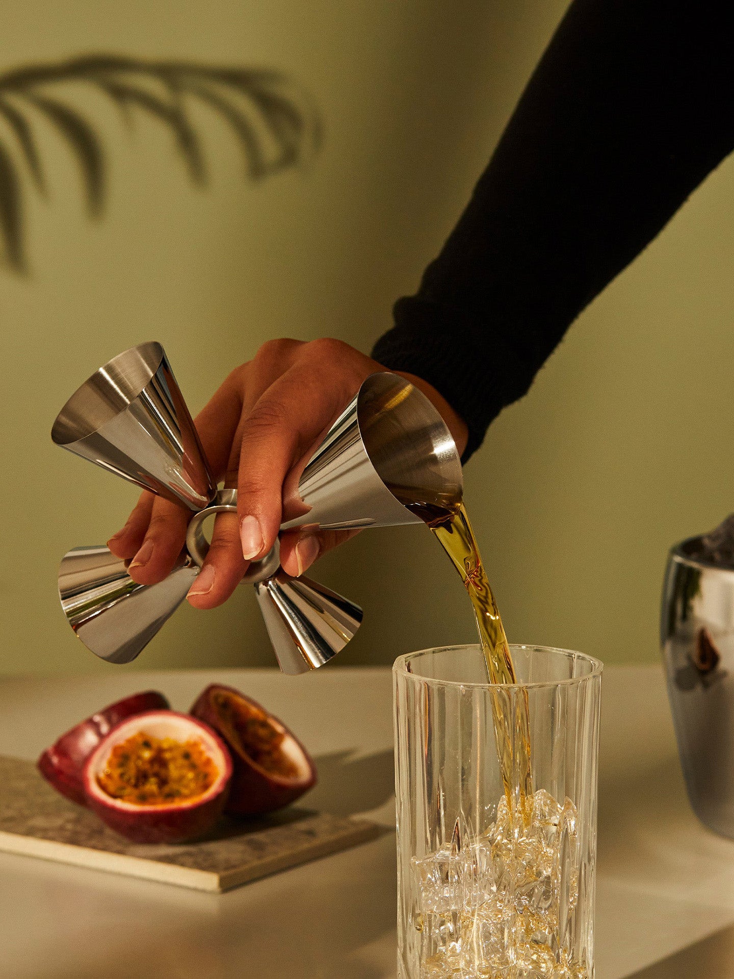 Jigger cocktail measure Quadri Combo, Tending box