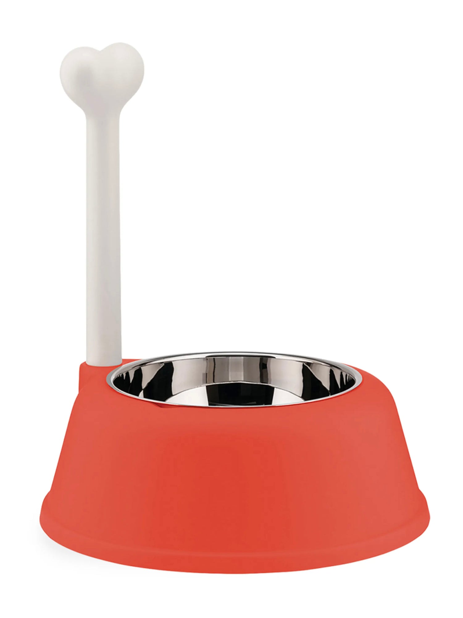 Lupita dog bowl (1,5 l), black or red orange