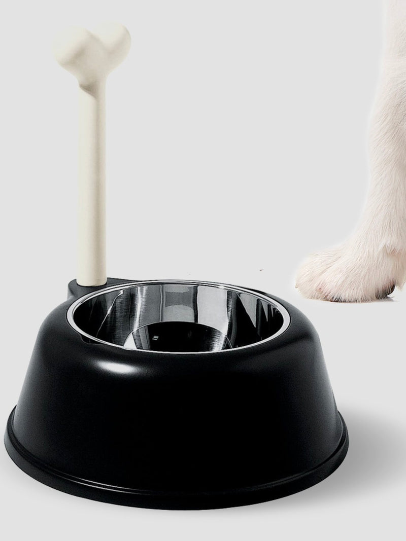 Lupita dog bowl (1,5 l), black or red orange