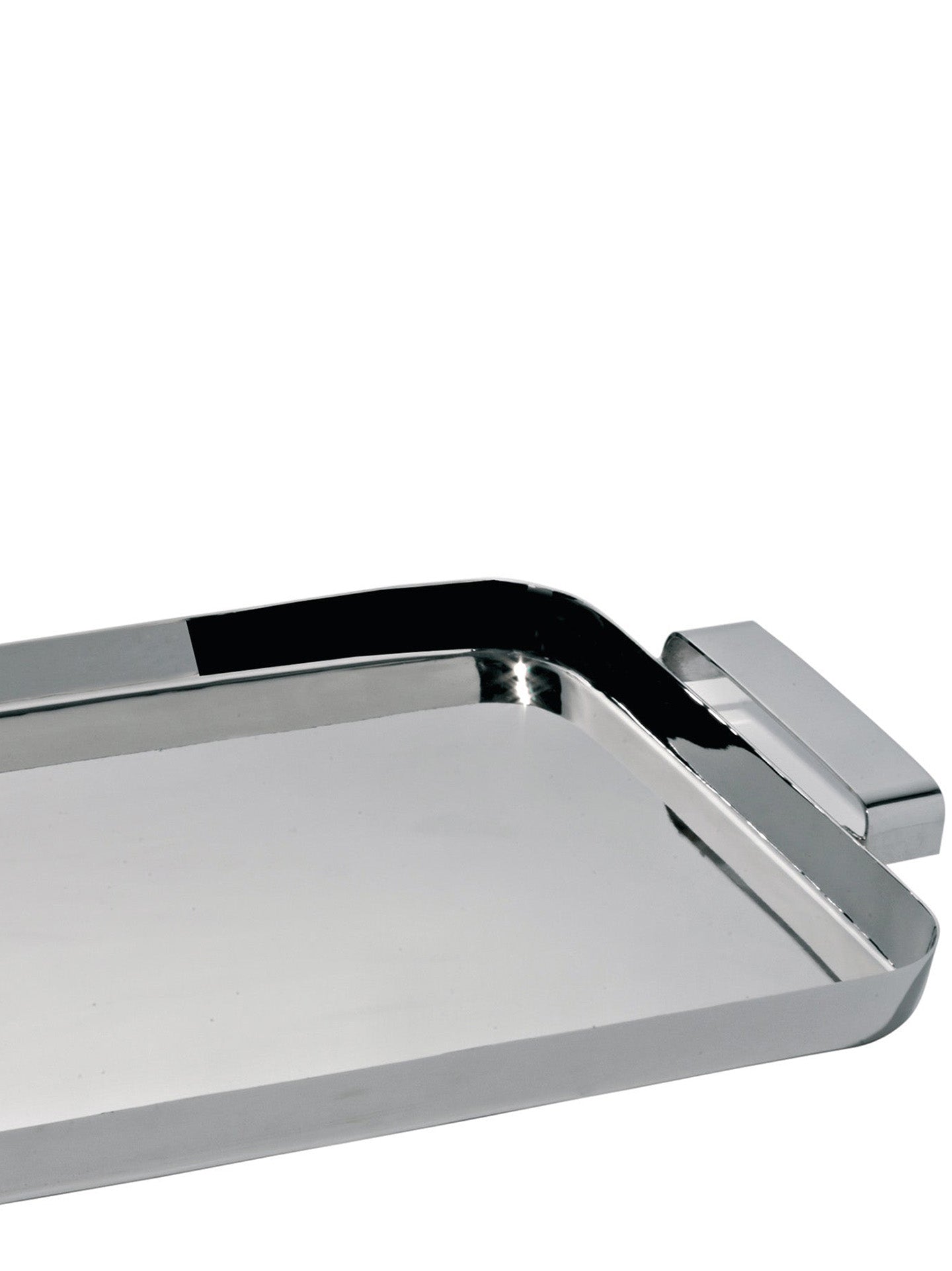 Tau steel tray with handles