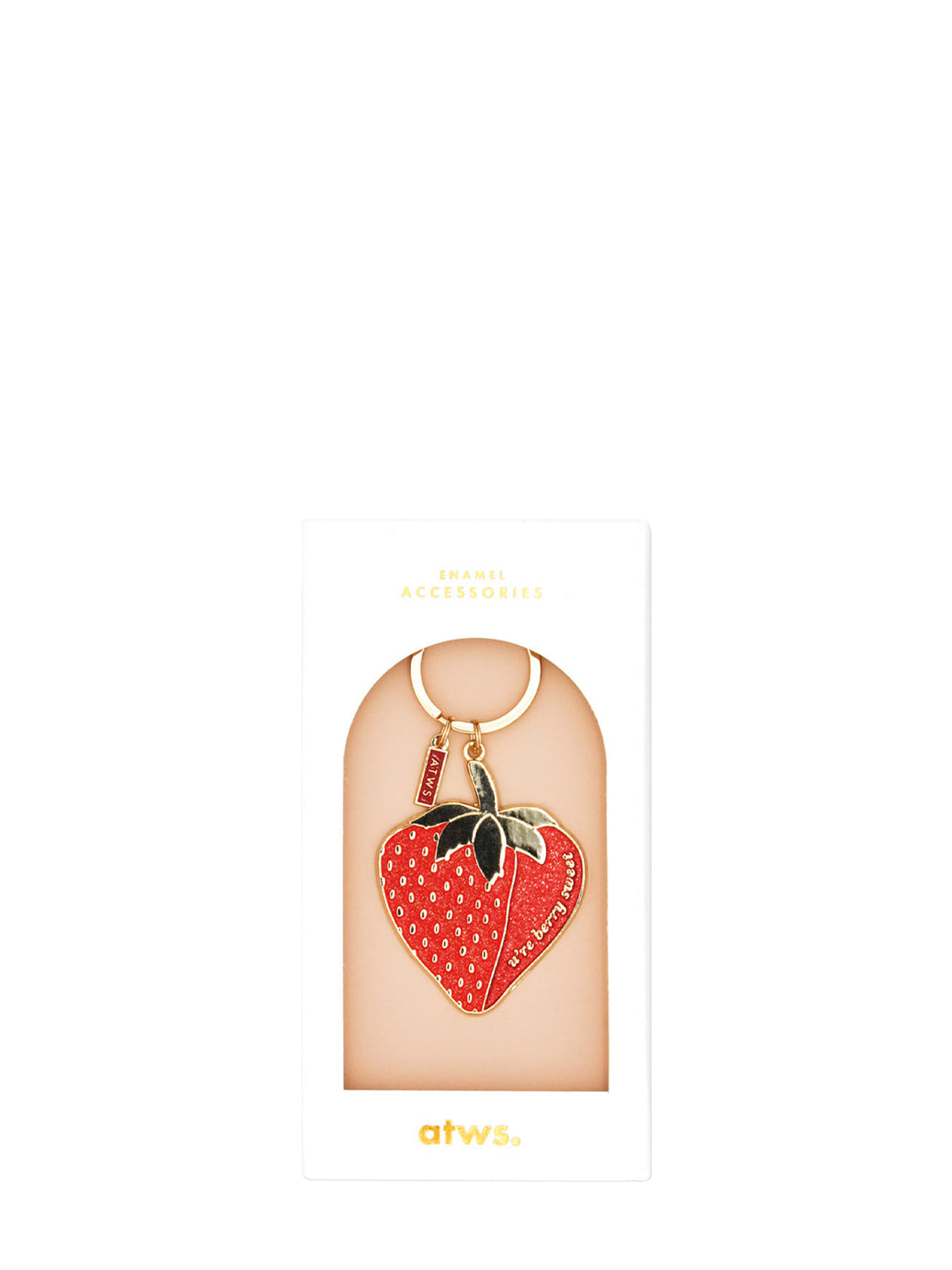 Strawberry keychain