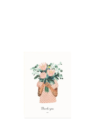 Tattoo girl Thank You card