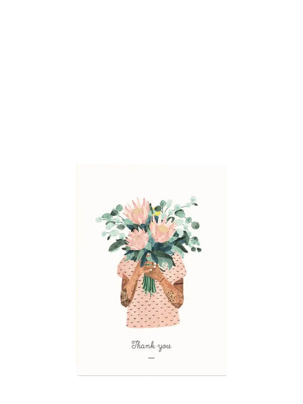 Tattoo girl Thank You card