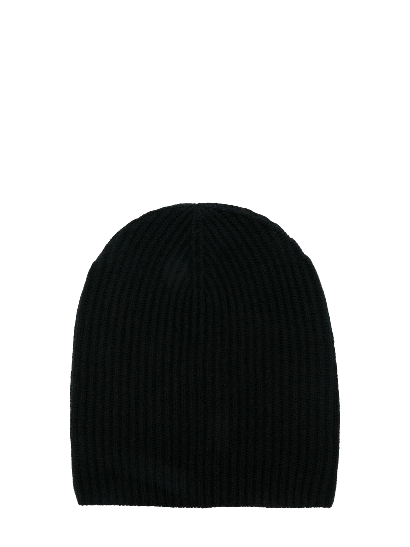 Ribbed cashmere beanie, black (90)