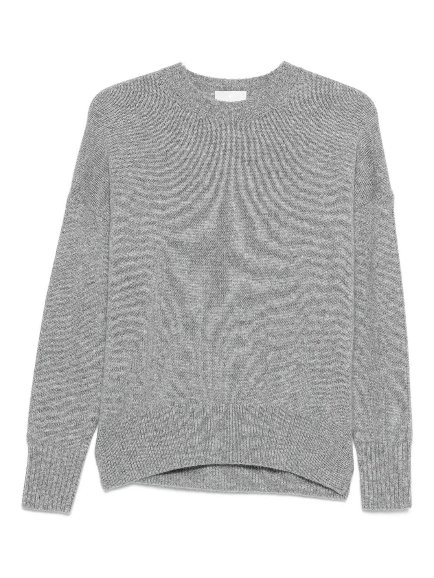 Grey sweater on a white background
