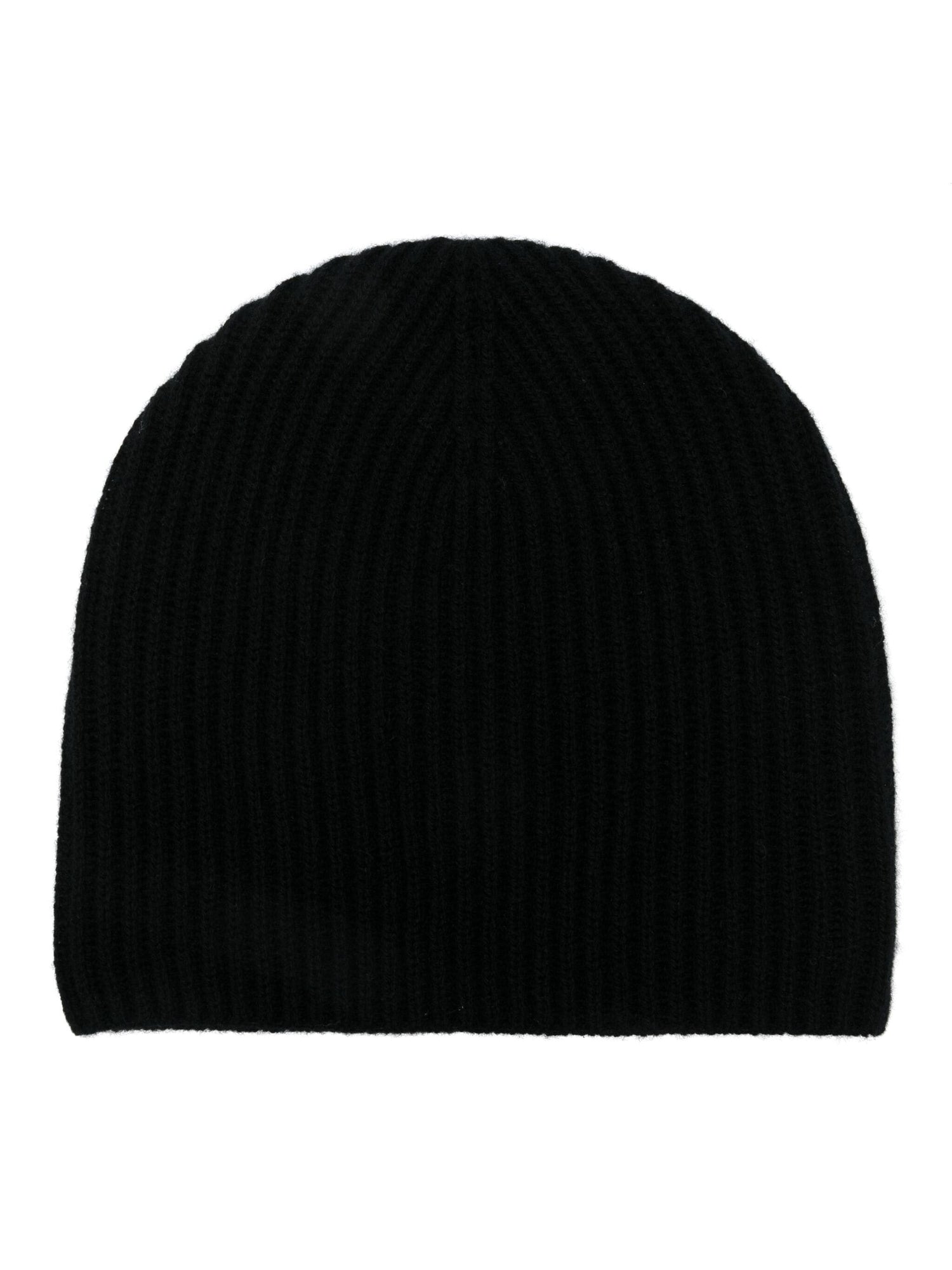 Mini ribbed cashmere beanie, black (90)