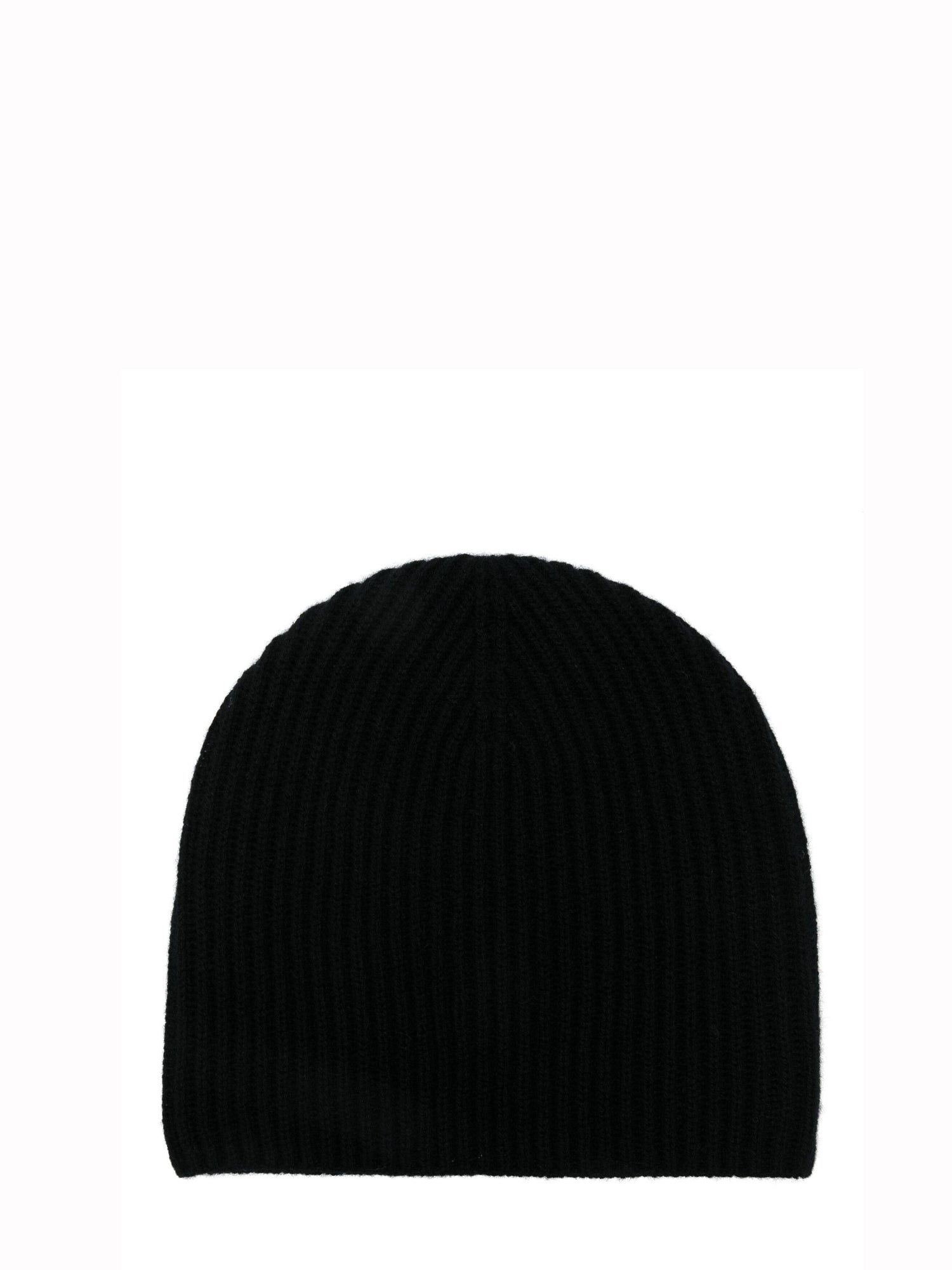 Mini ribbed cashmere beanie, black (90)