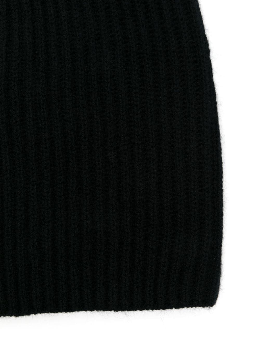 Ribbed cashmere beanie, black (90)