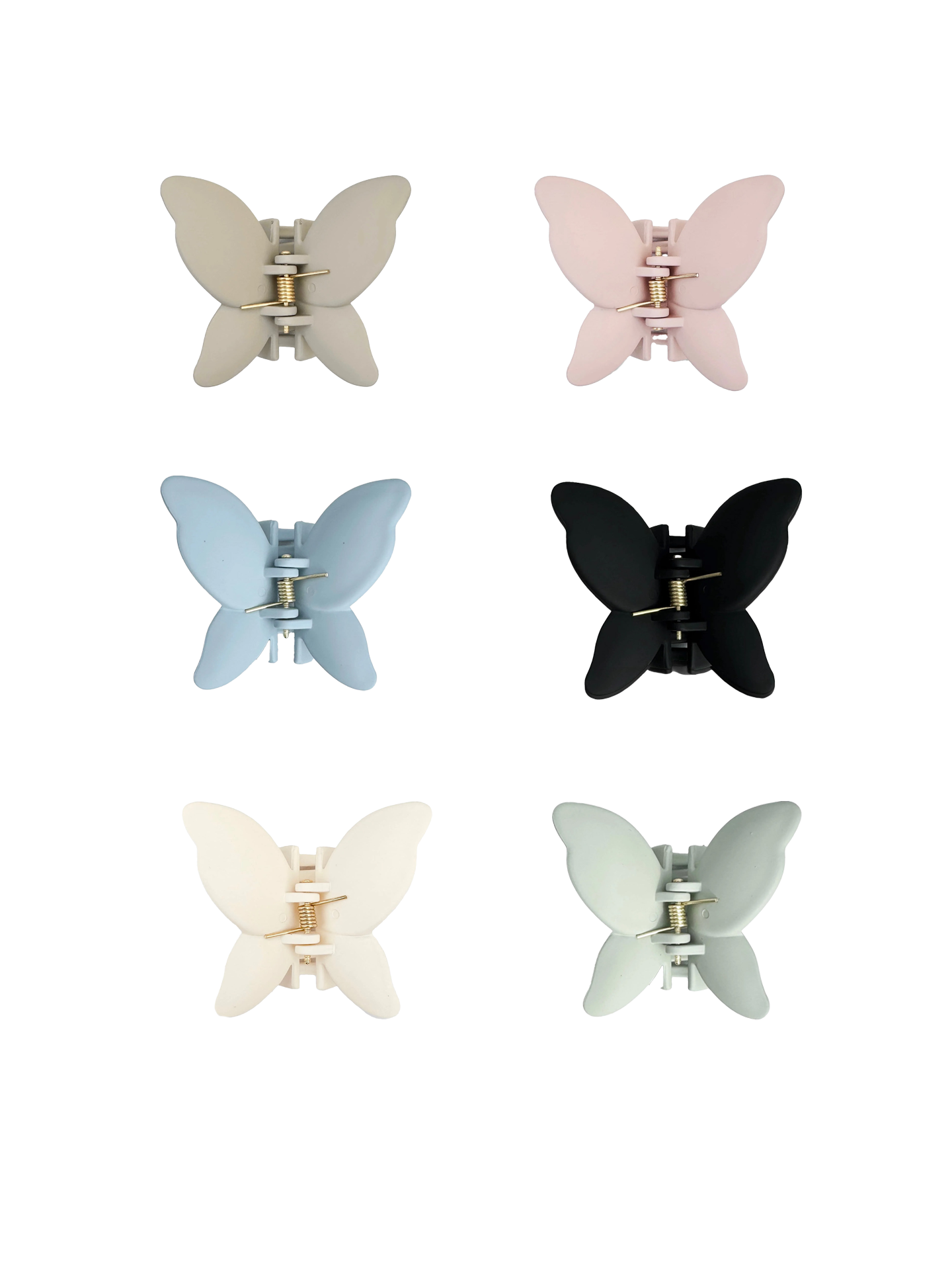 Alma butterfly hair claw, 6 colours