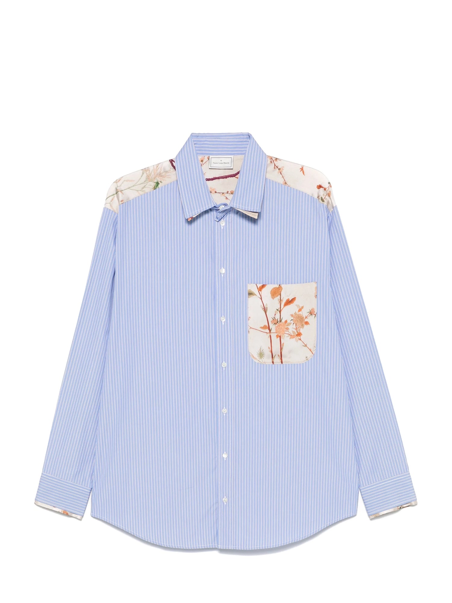 Alotho long-sleeved cotton-silk shirt