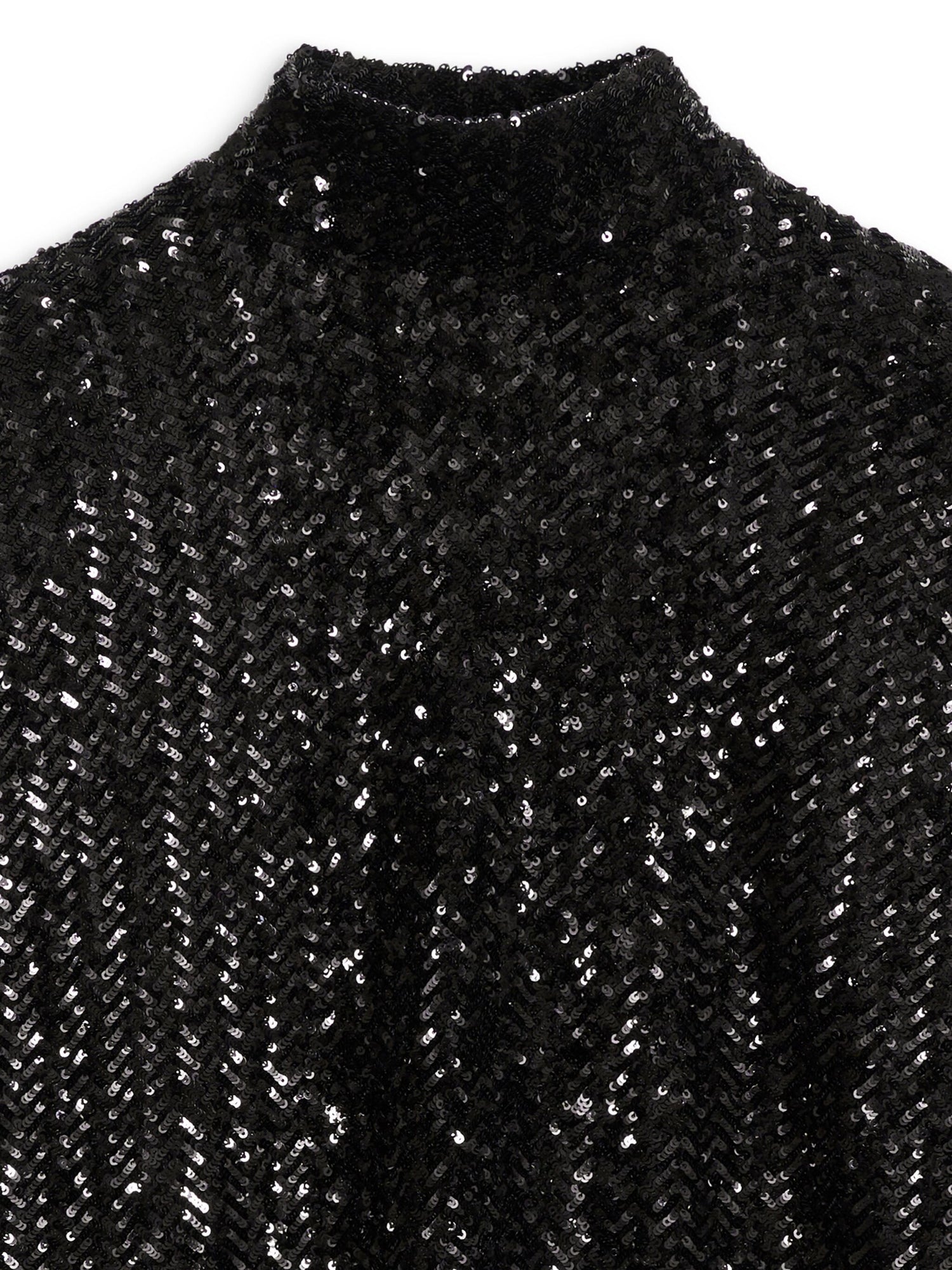 Josephine sequin top, black