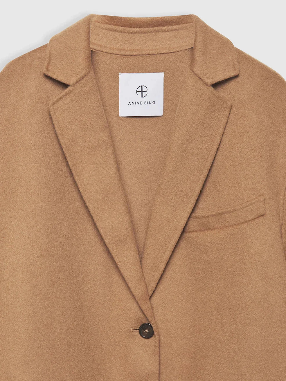 Quinn blazer, camel cashmere blend