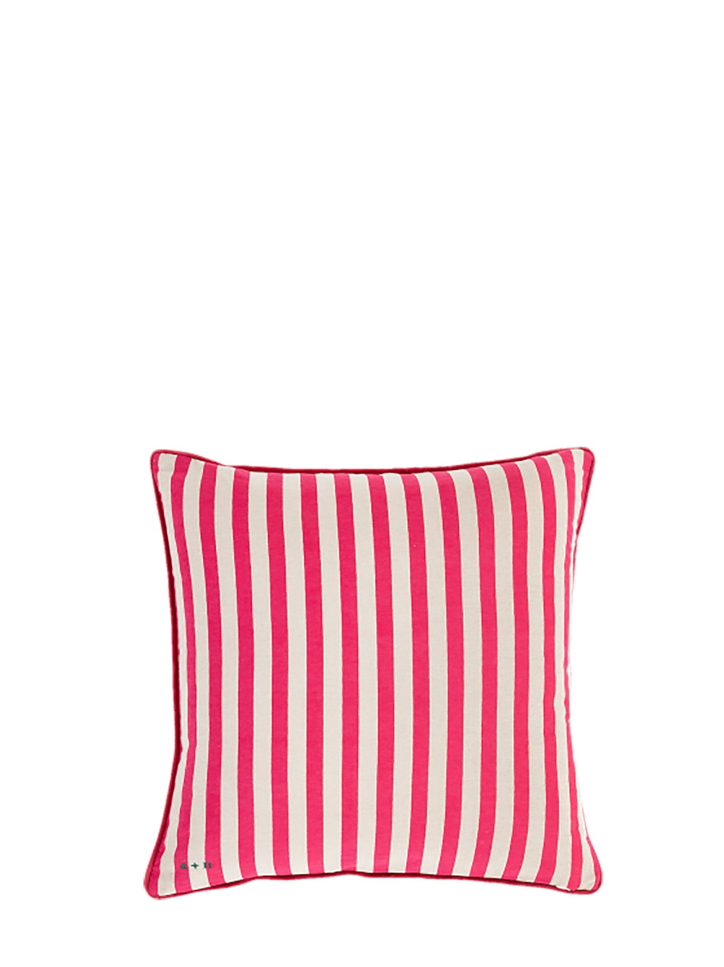 Magenta Striped Cushion