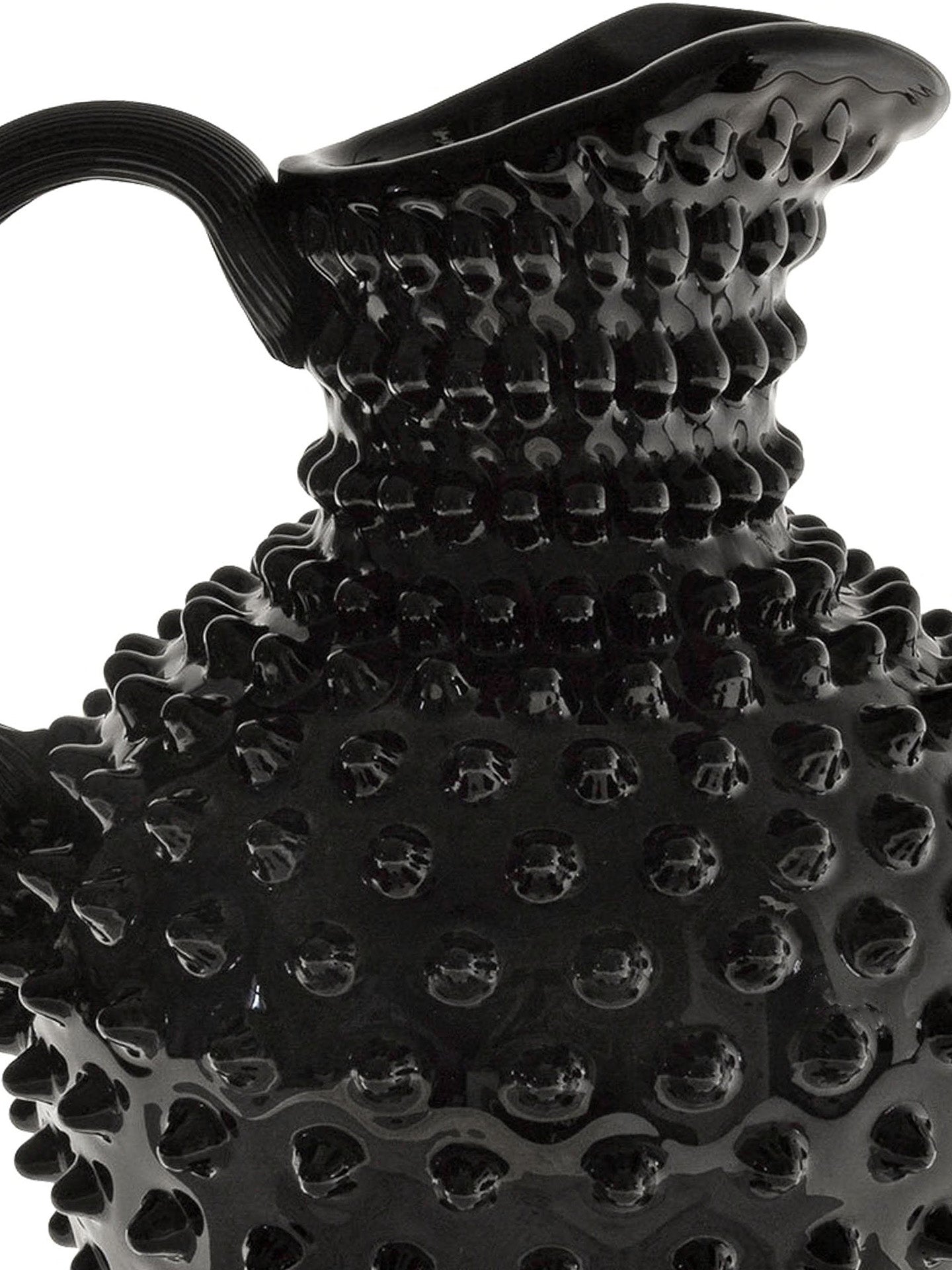 Paris Hobnail Jug 2L, Black