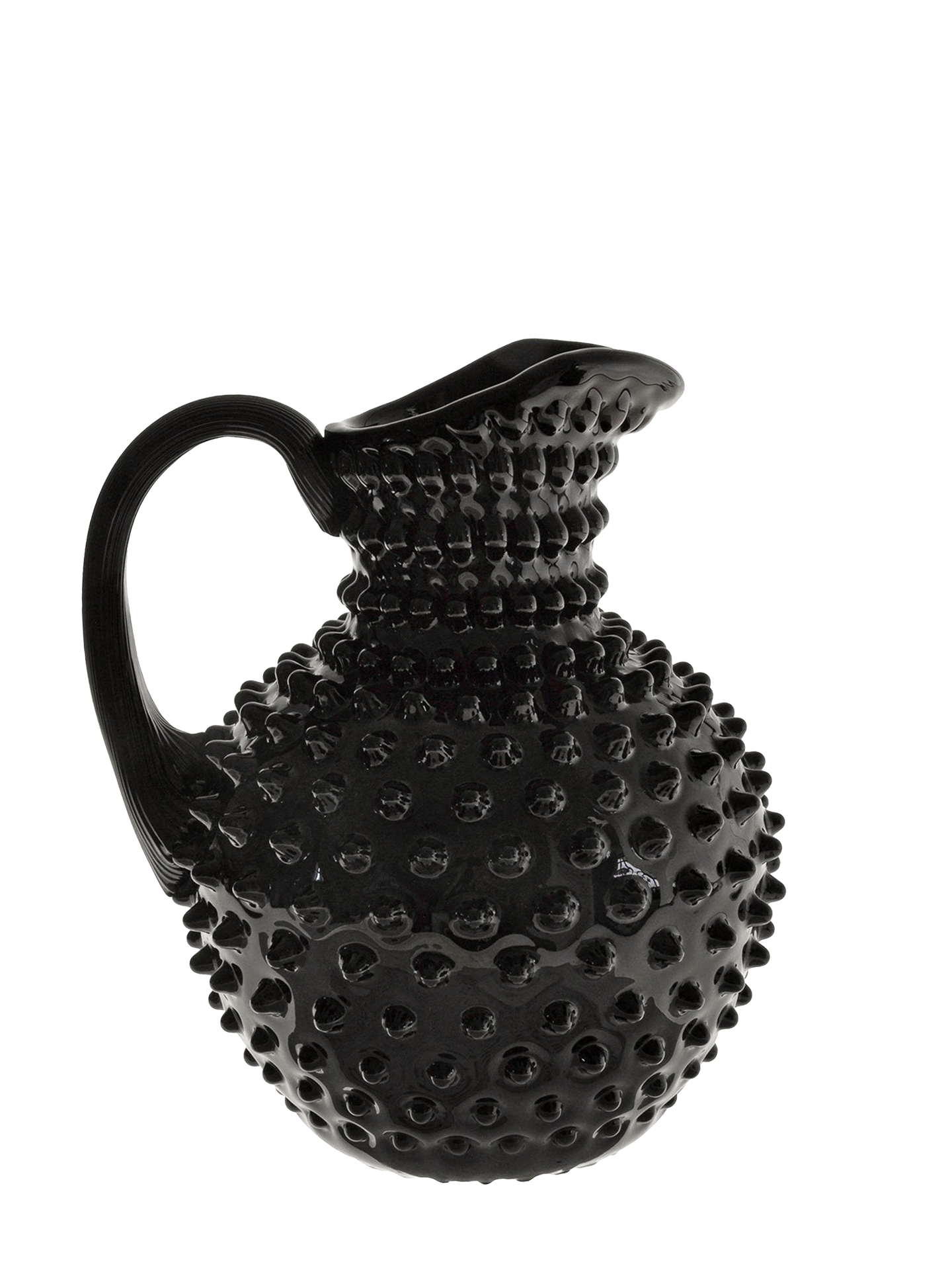 Paris Hobnail Jug 2L, Black