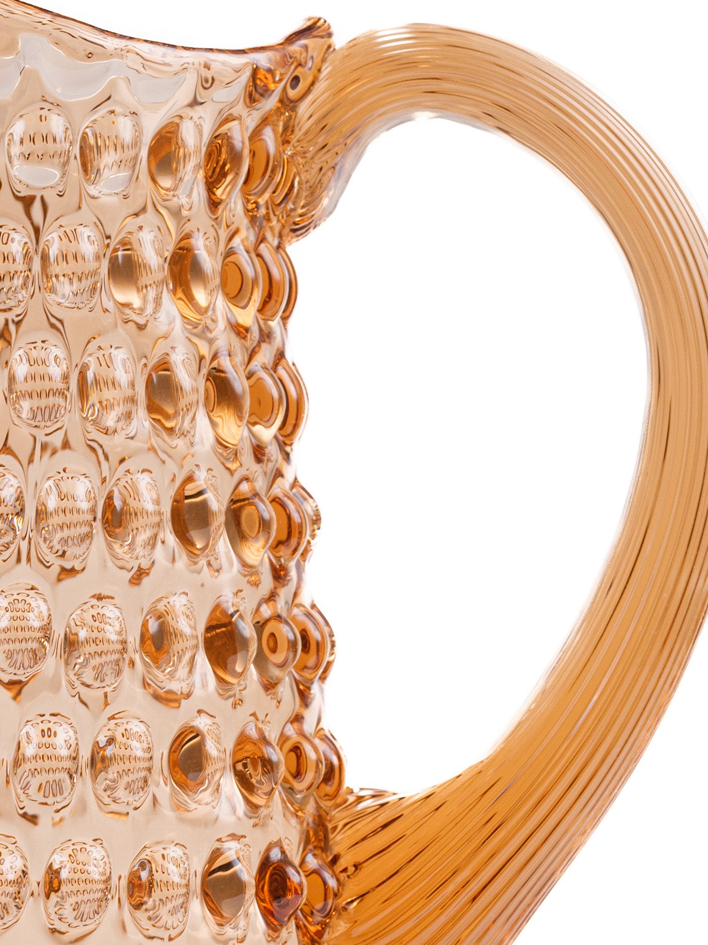 Eiffel Hobnail Jug 1L, brown