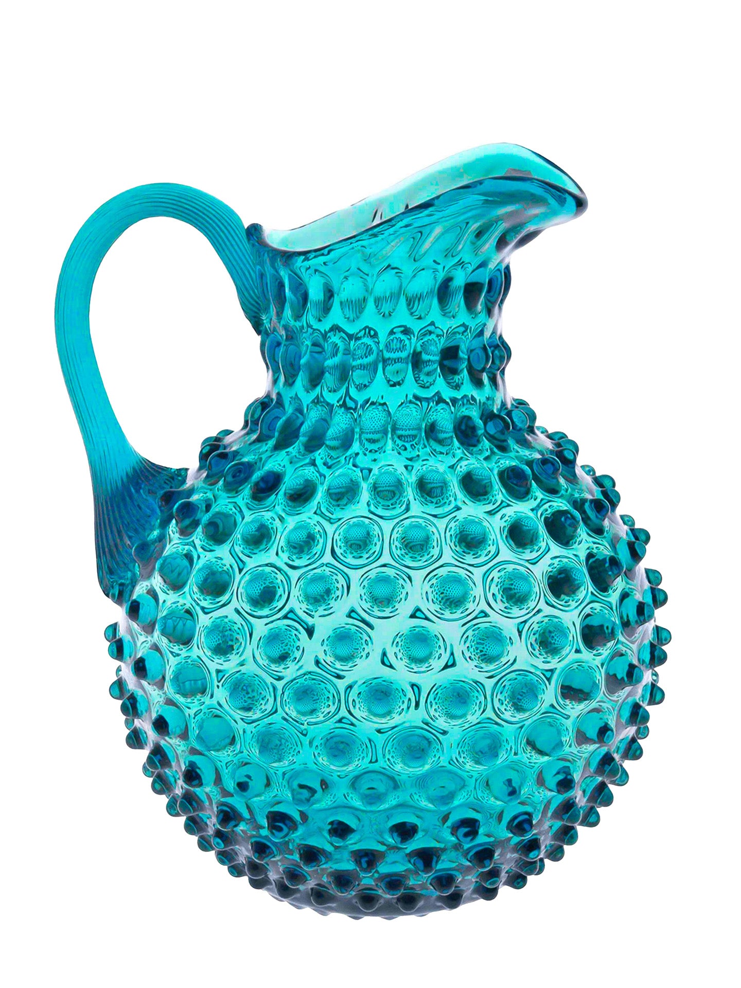 Aquamarine Hobnail Jug