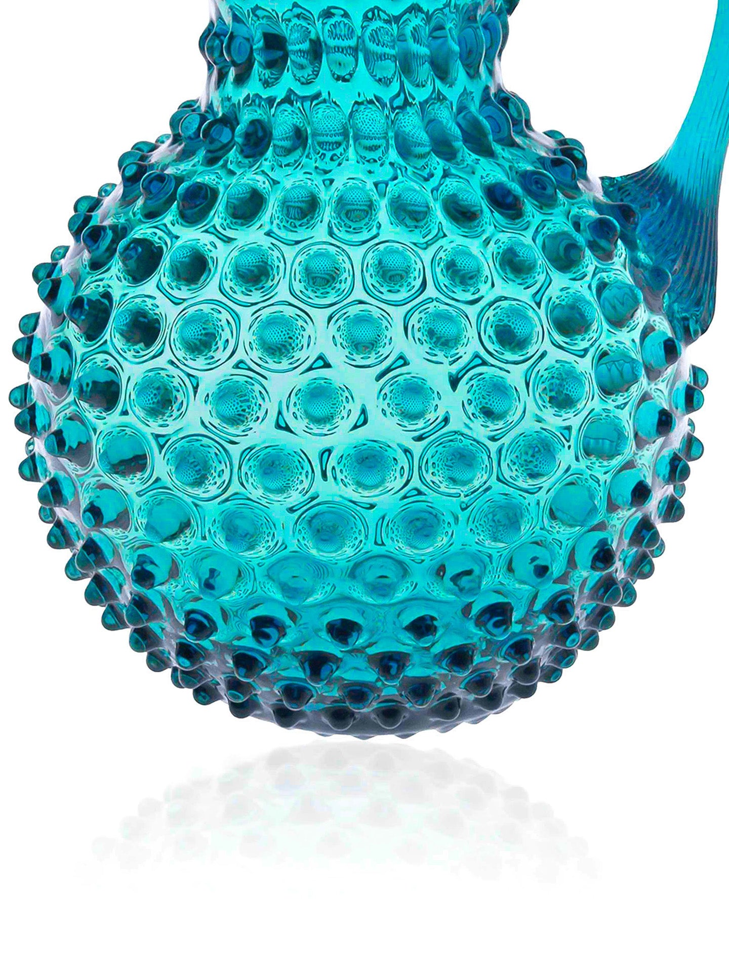 Aquamarine Hobnail Jug