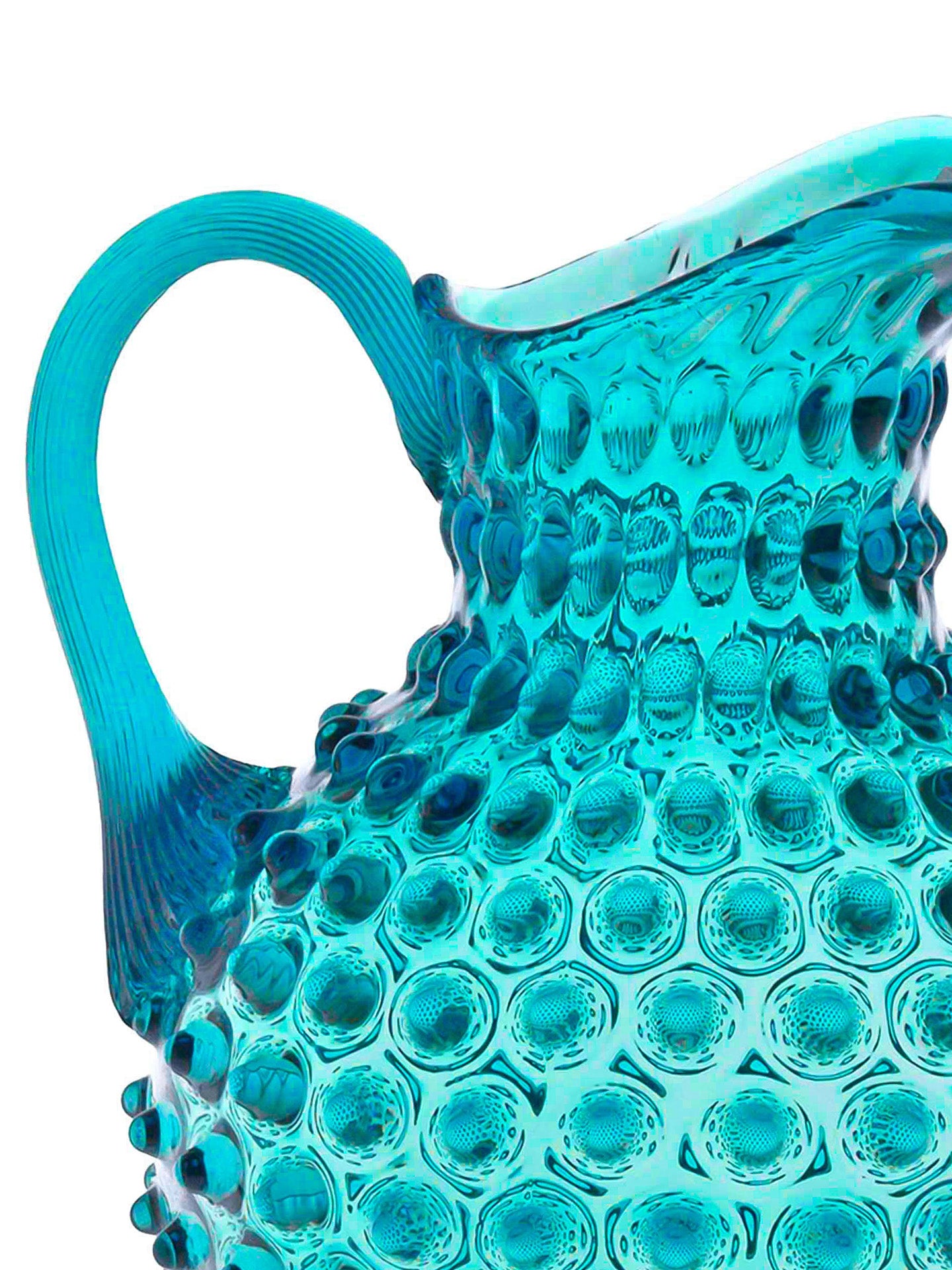 Aquamarine Hobnail Jug