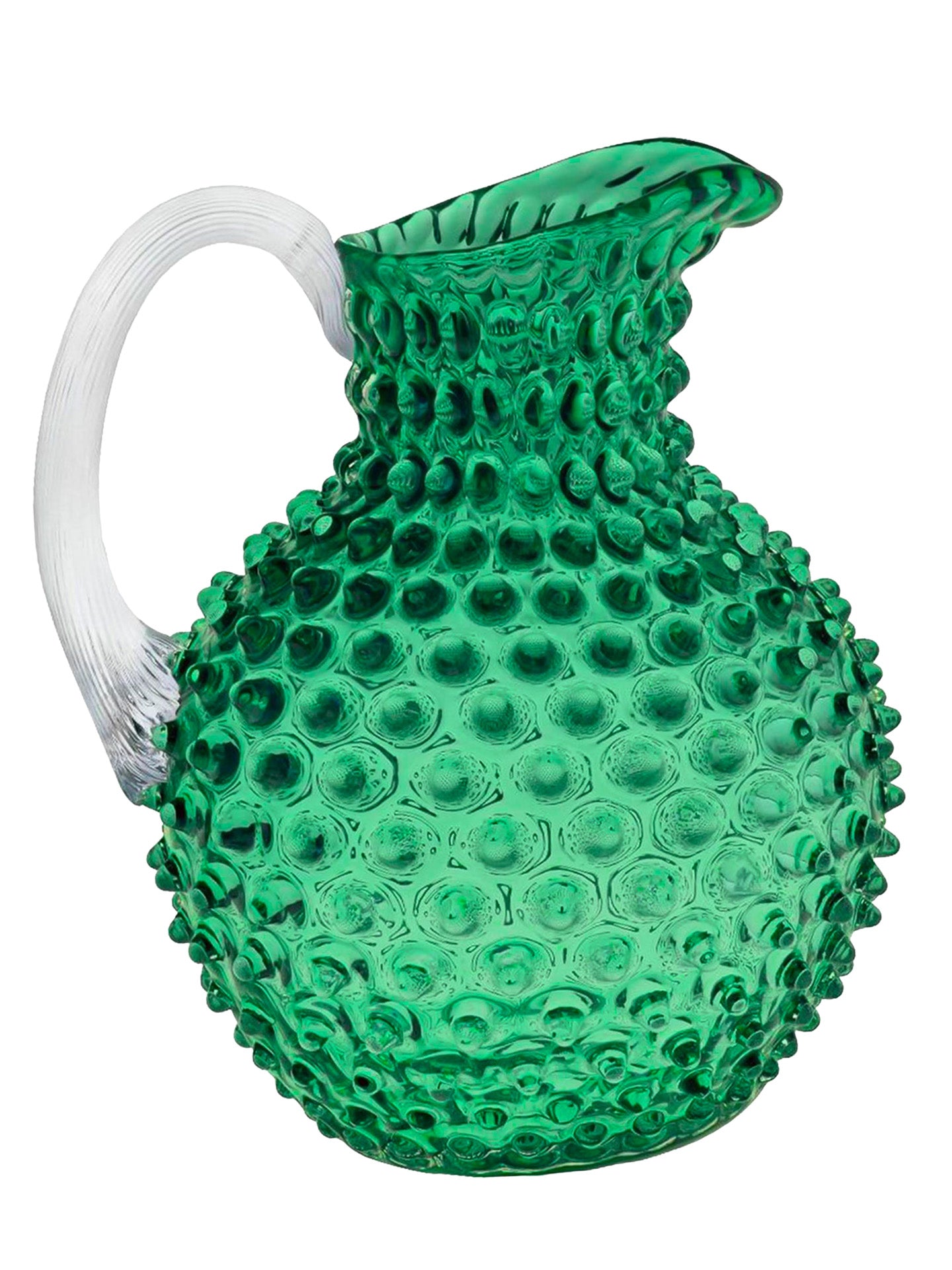 Hobnail jug 2 L, Underlay dark green