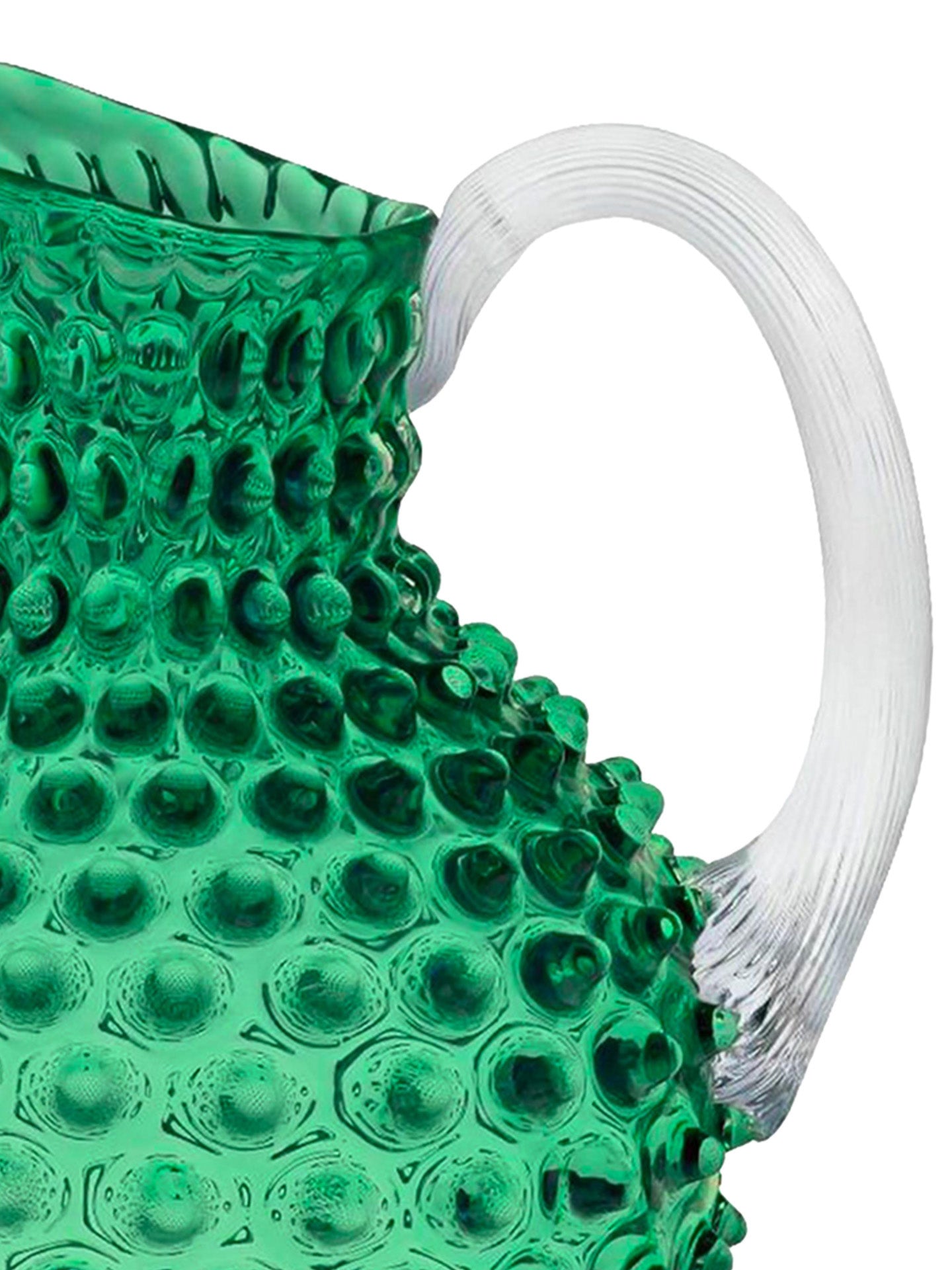 Hobnail jug 2 L, Underlay dark green