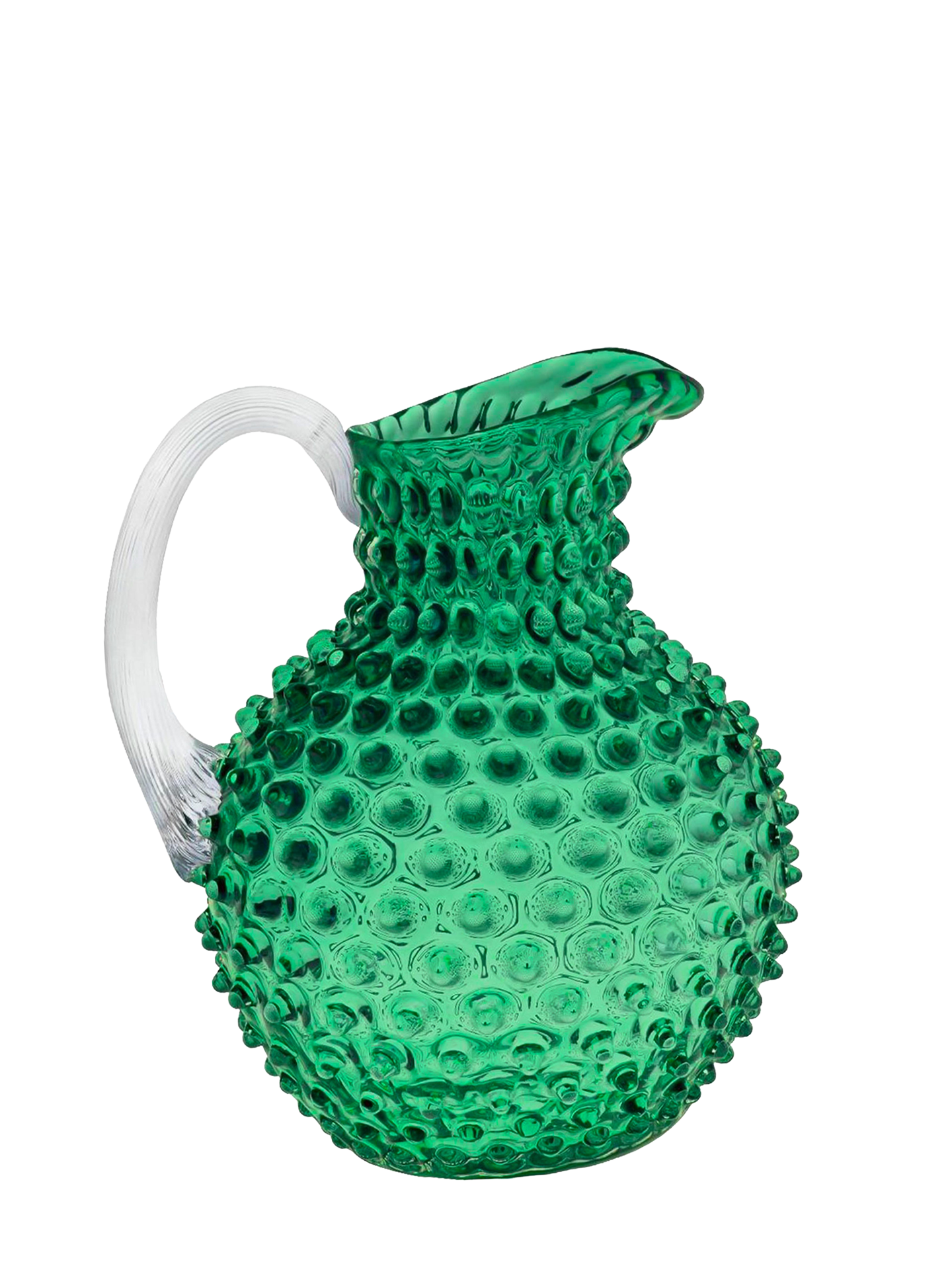 Hobnail jug 2 L, Underlay dark green