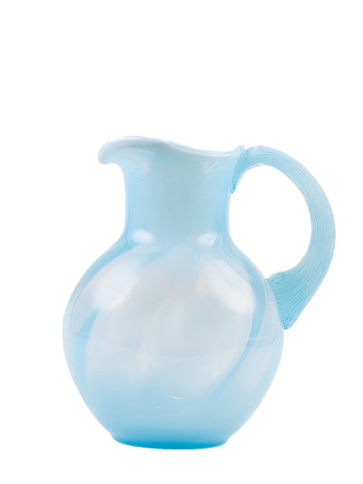 Opaline Swirl Jug 2L, Pastel Blue