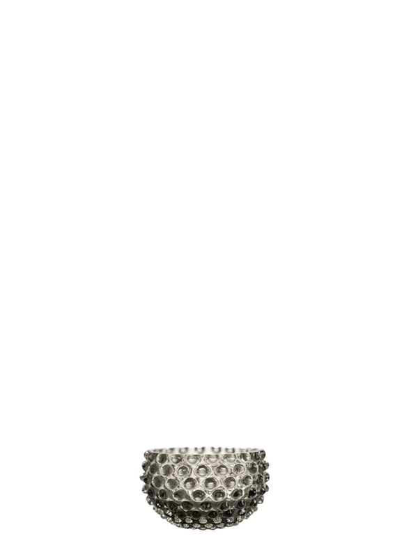 Hobnail glass bowl, cashmere (11,5 cm)