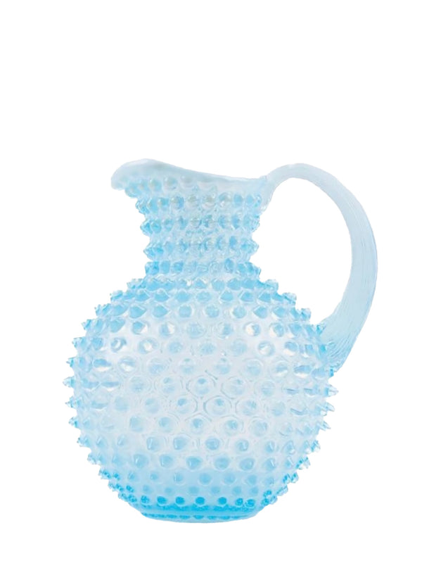 Opaline Paris hobnail jug (2 L), Pastel Blue