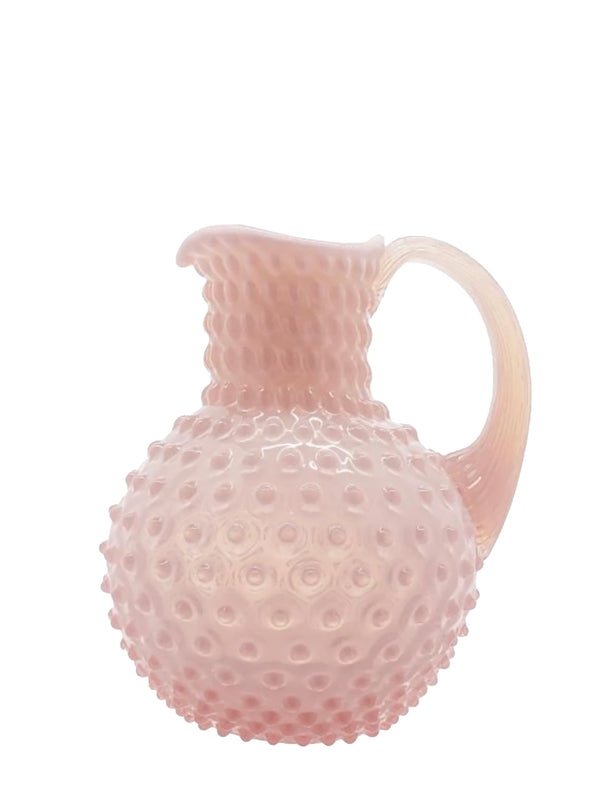 Opaline Paris hobnail jug (2 L), soft rose