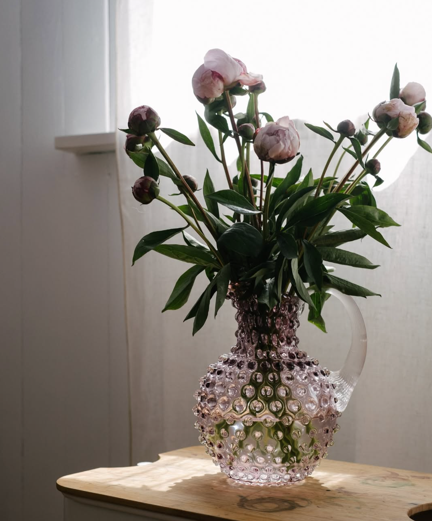Paris hobnail jug (2 L), Lilac