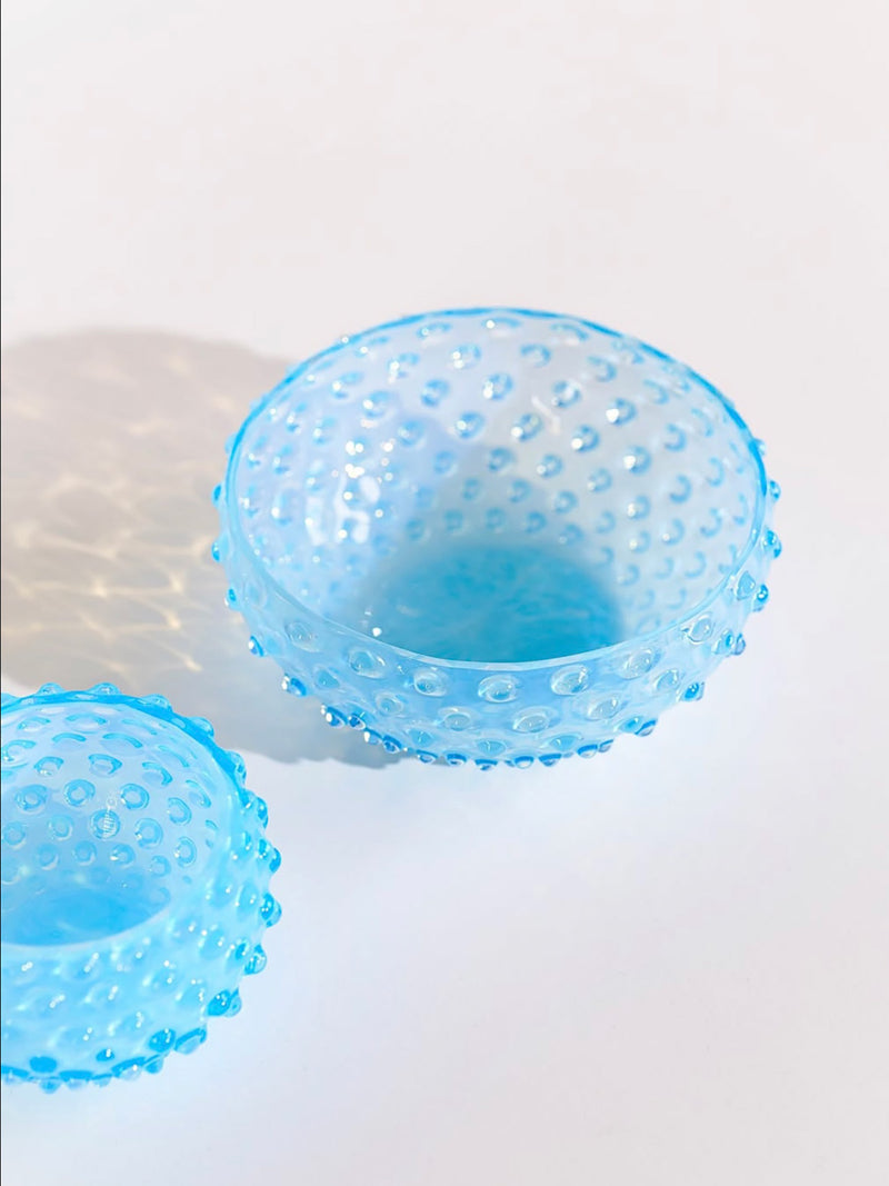 Opaline Hobnail small bowl (17 cm), Pastel Blue