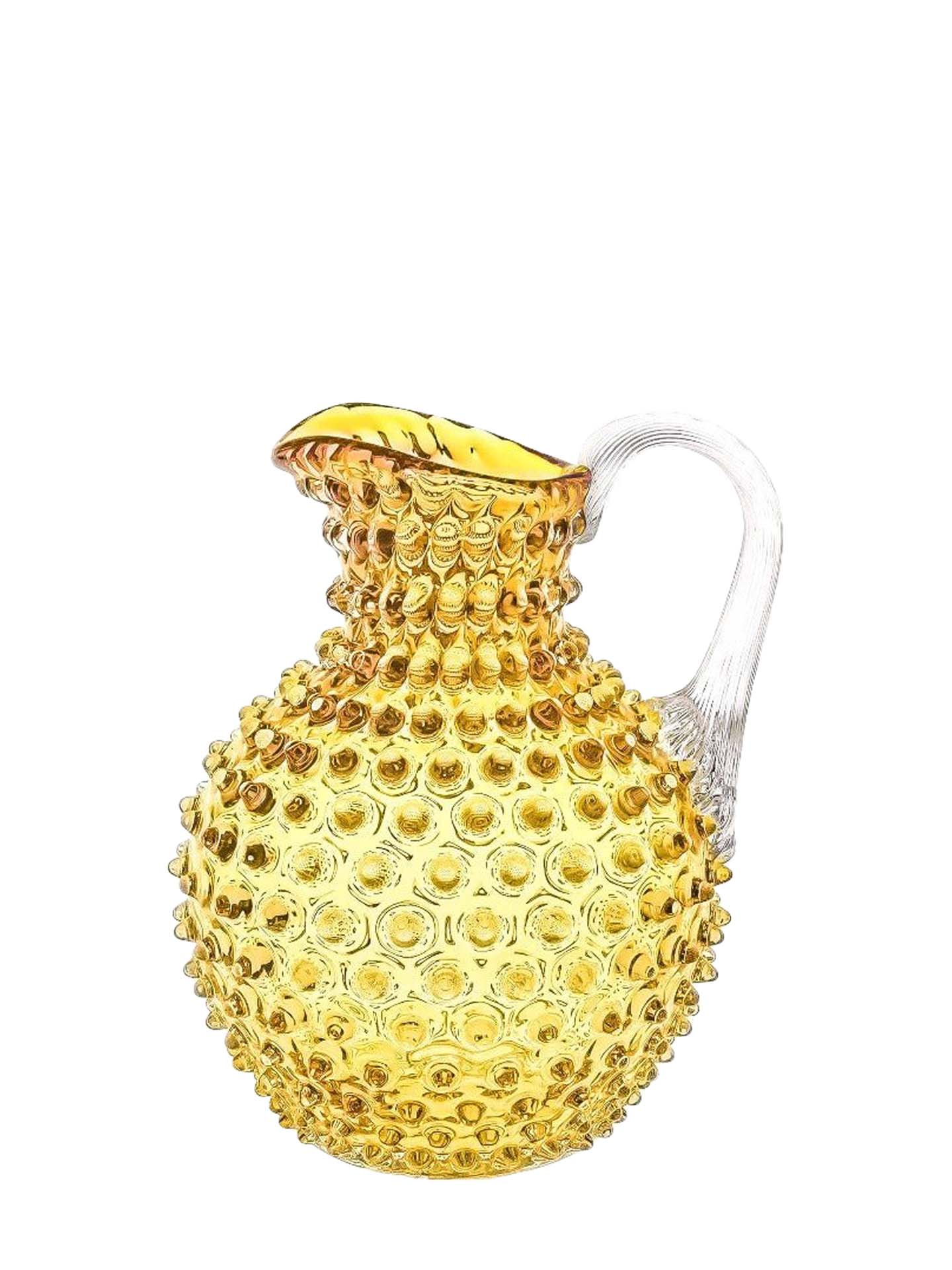 Hobnail jug 2L, Underlay Amber