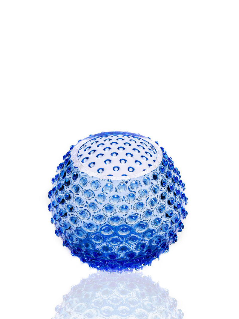 Small Globe hobnail vase, light Blue (18cm)