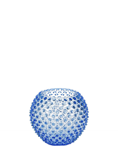Small Globe hobnail vase, light Blue (18cm)