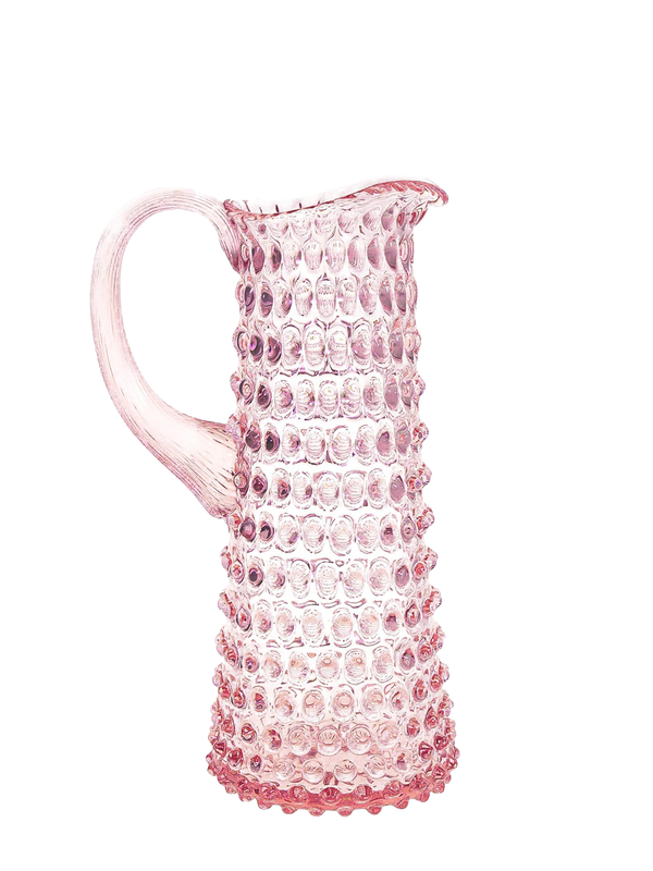 ANNA VON LIPA: Eiffel Hobnail Jug 1L, Rosa