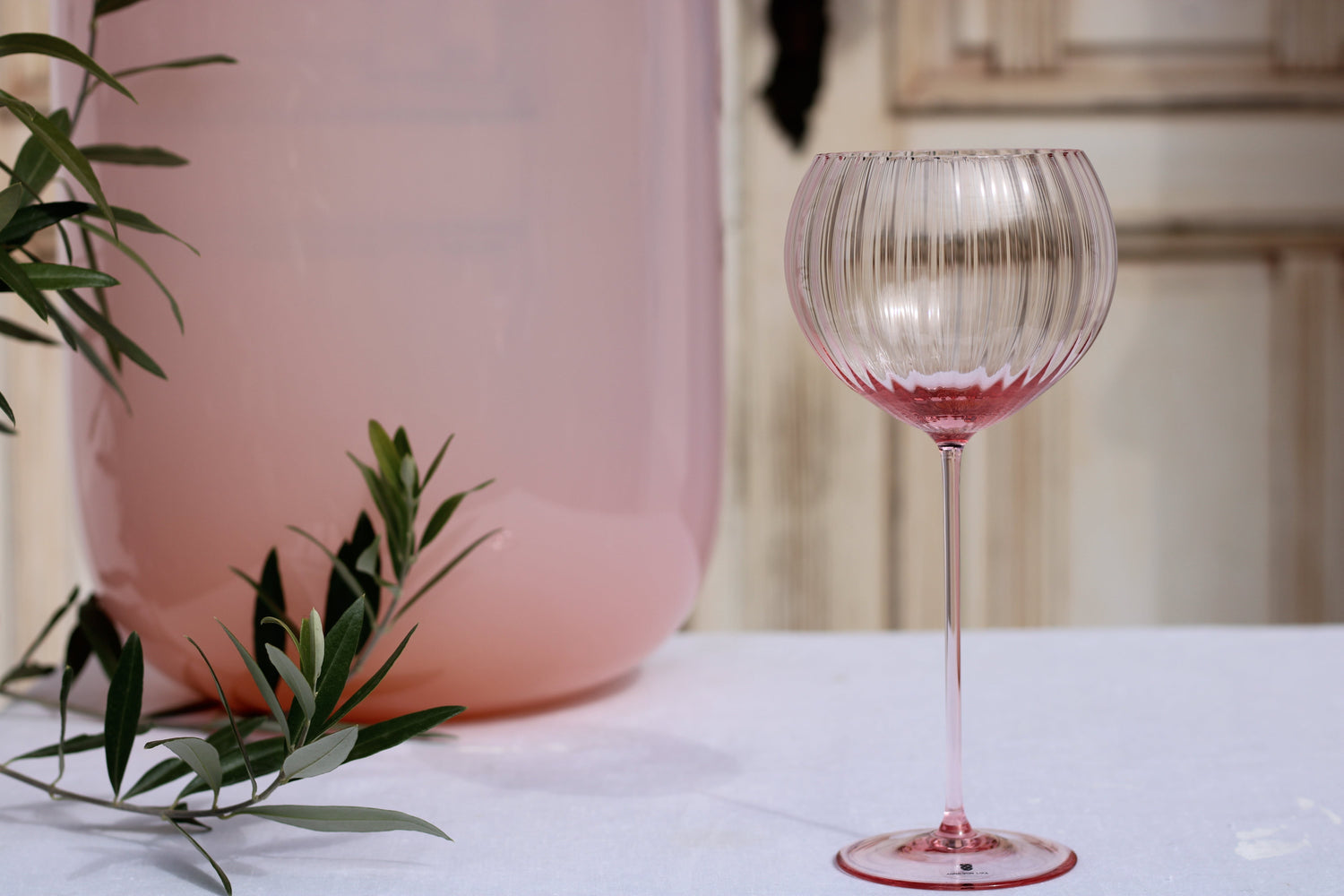 Lyon red wine glass, rose
