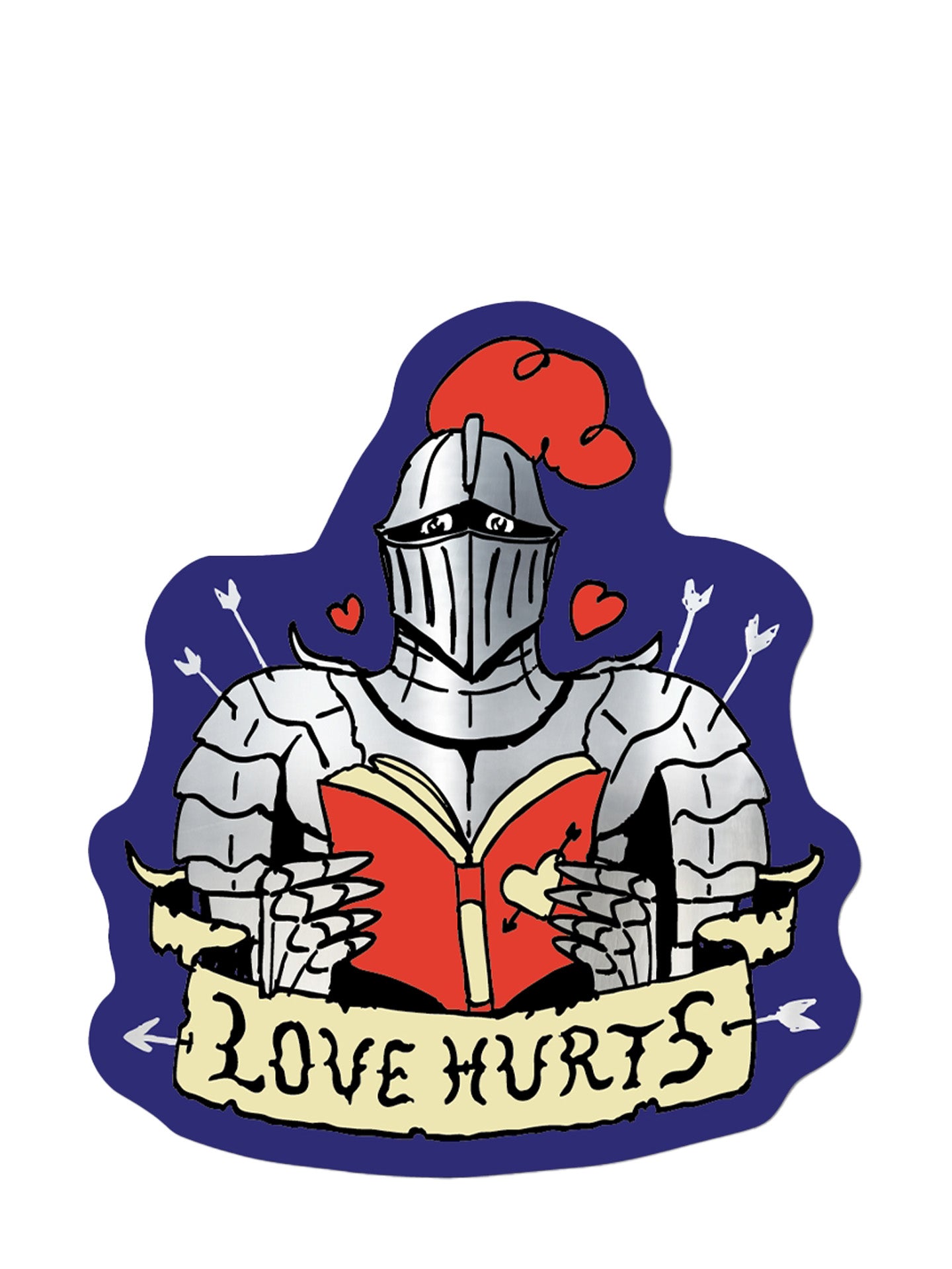 Love Hurts by Apply (Valentine’s) die cut sticker