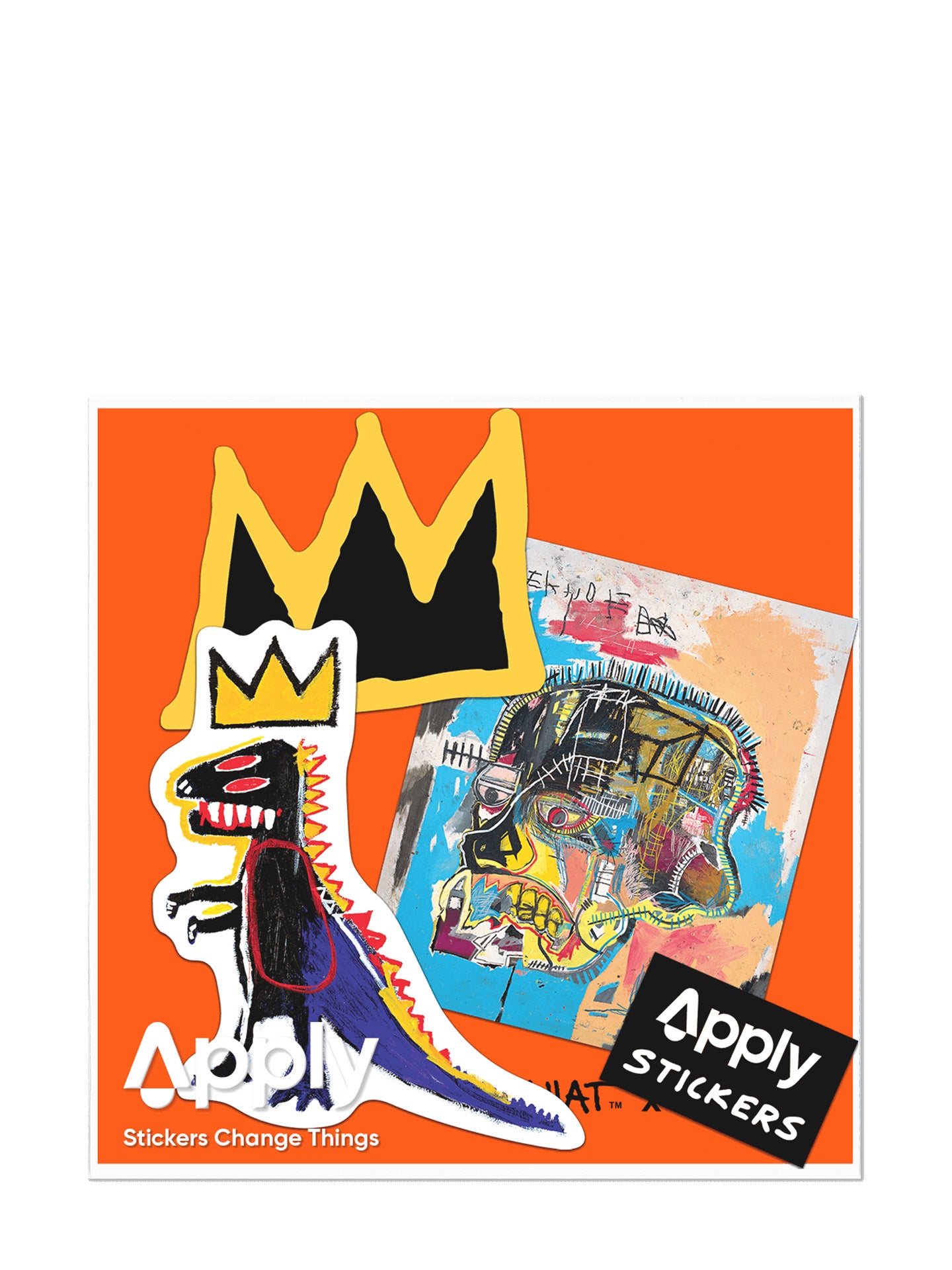 Basquiat’s Greatest Hits sticker set of 3