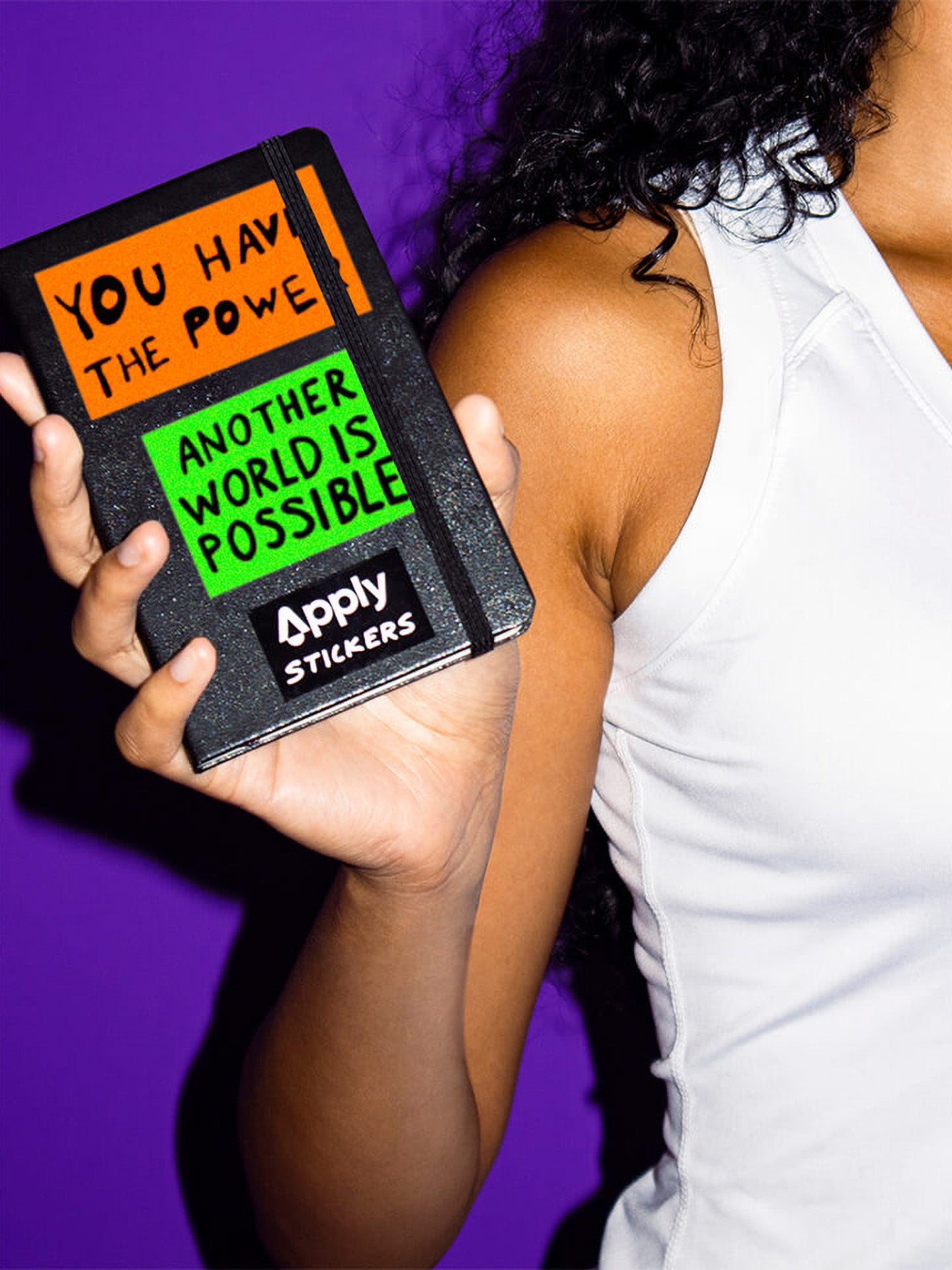 Another World Is Possible by Sam Durant die cut sticker