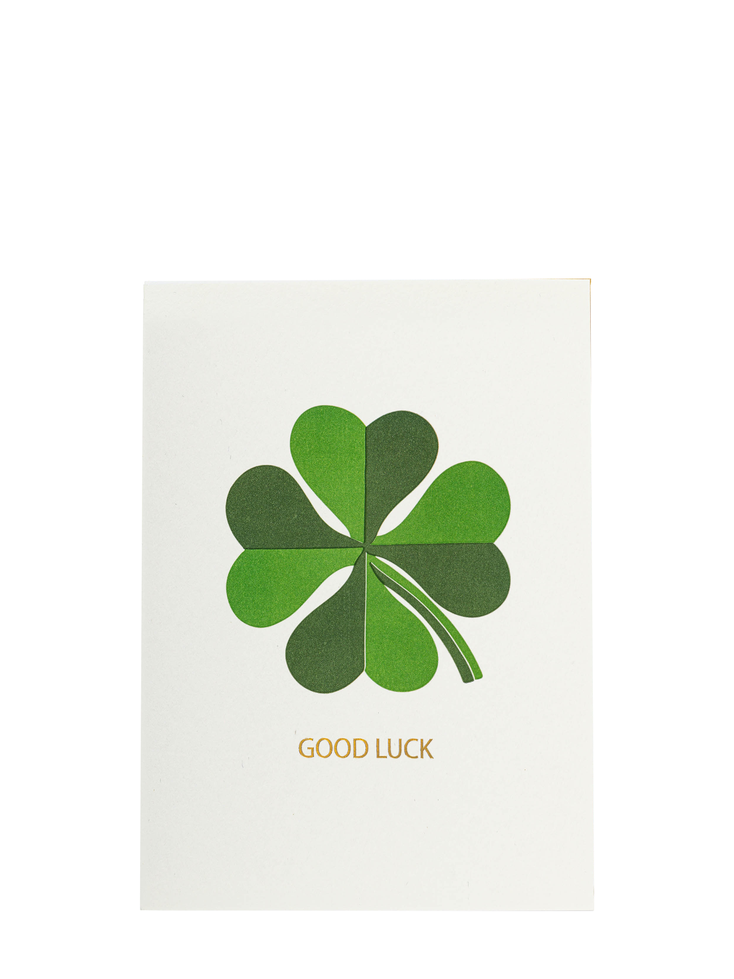 Clover good luck card
