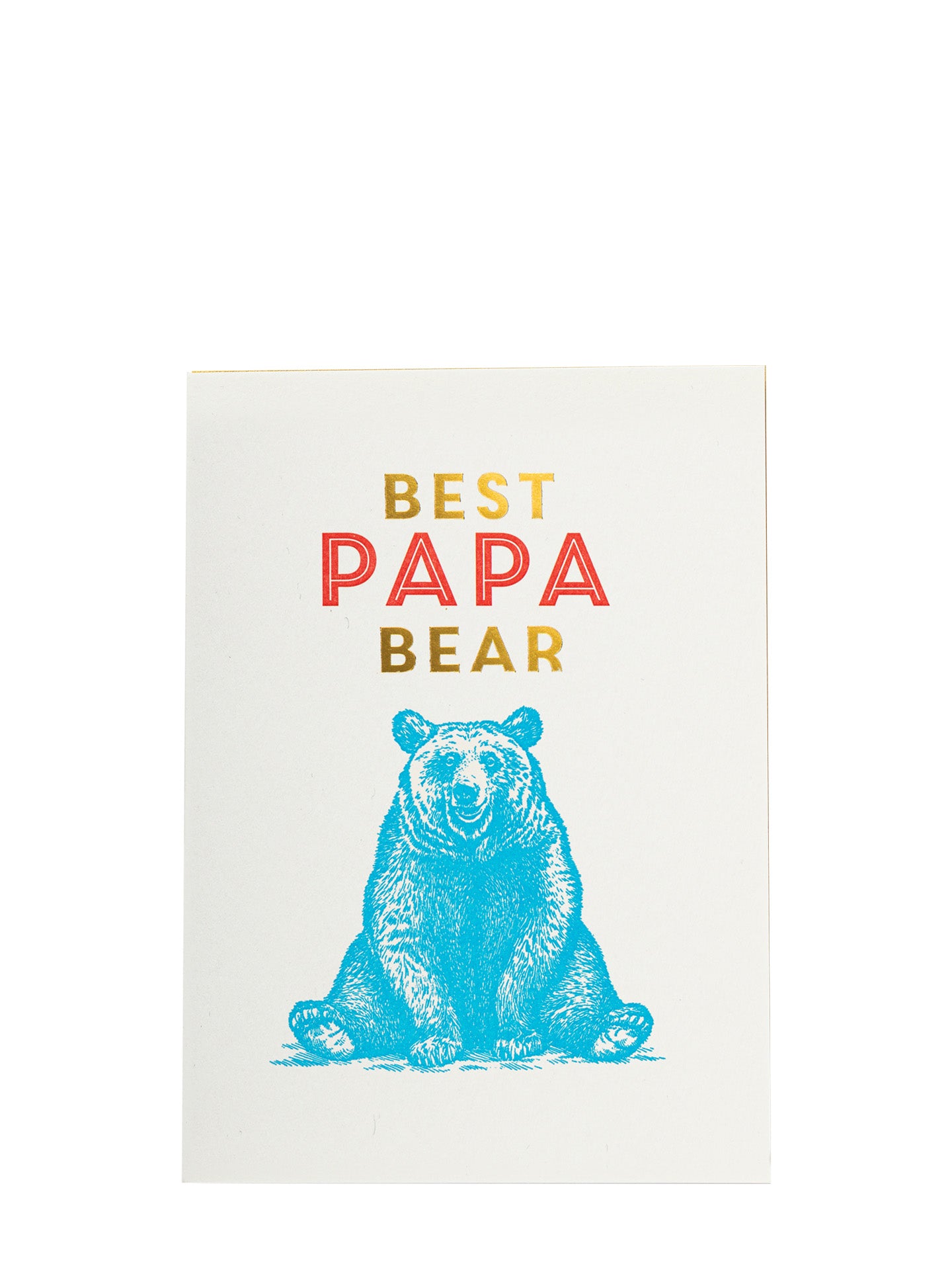 Papa Bear father's day card