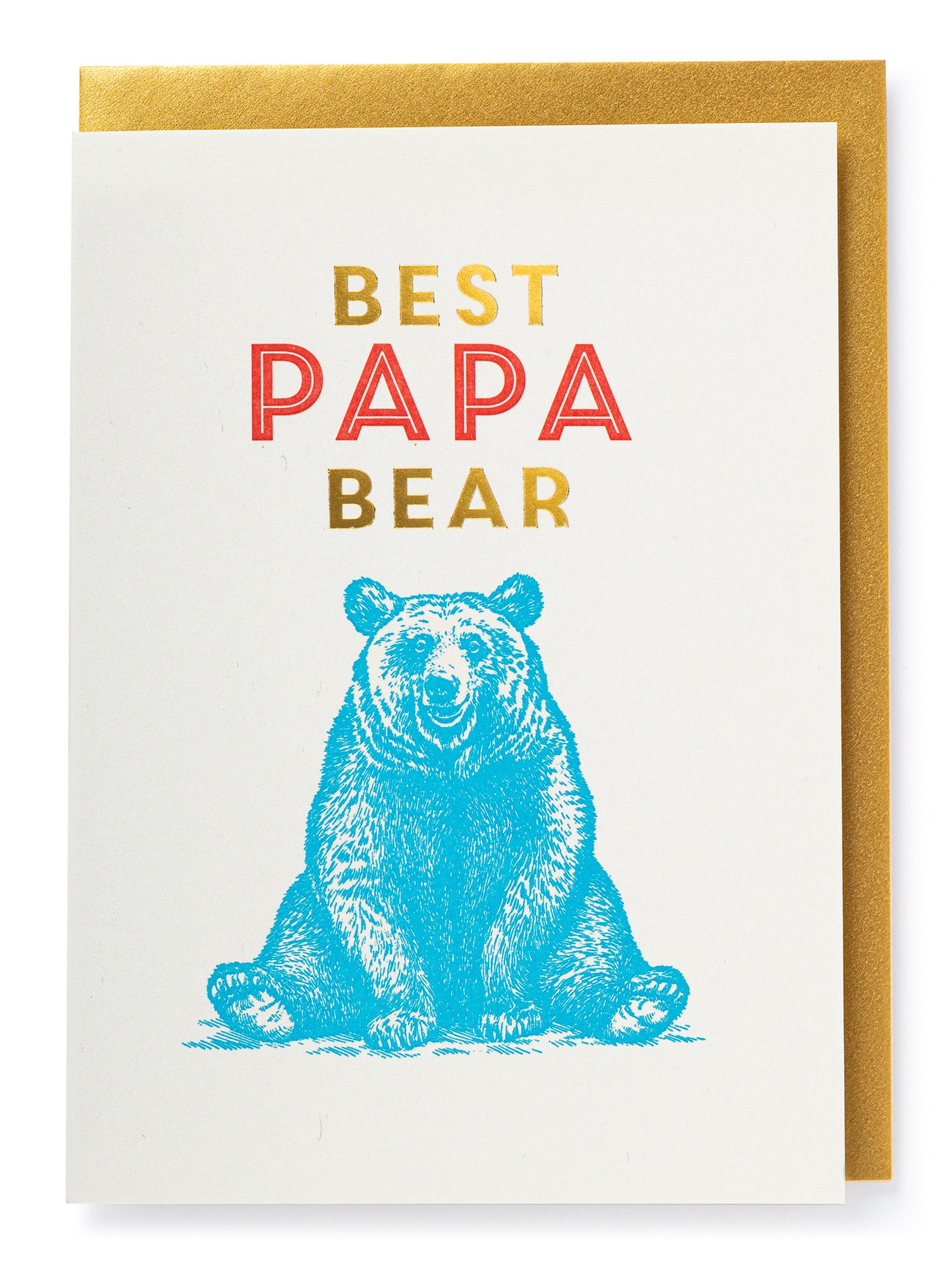 Papa Bear father's day card