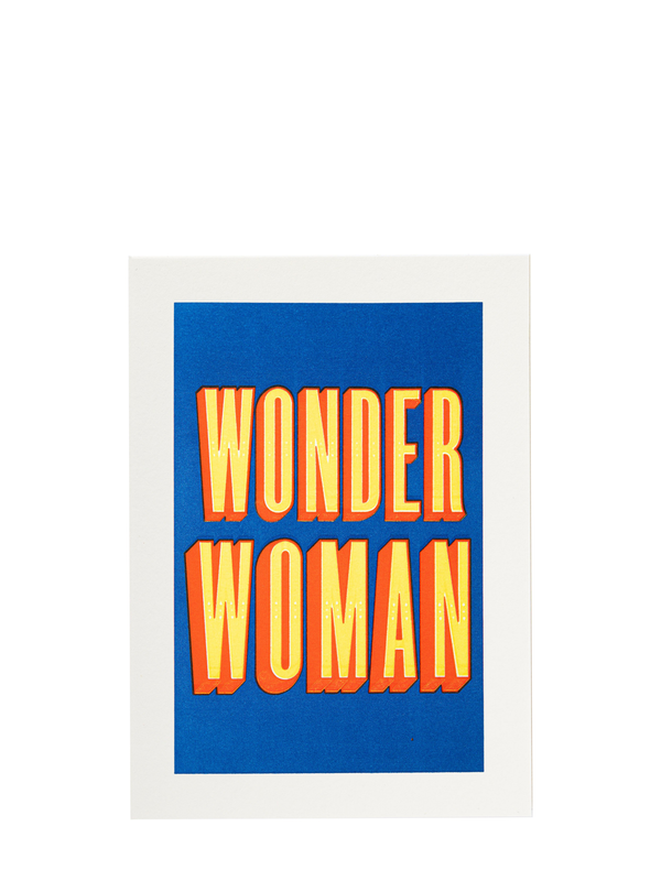 Wonder Woman love & friendship card