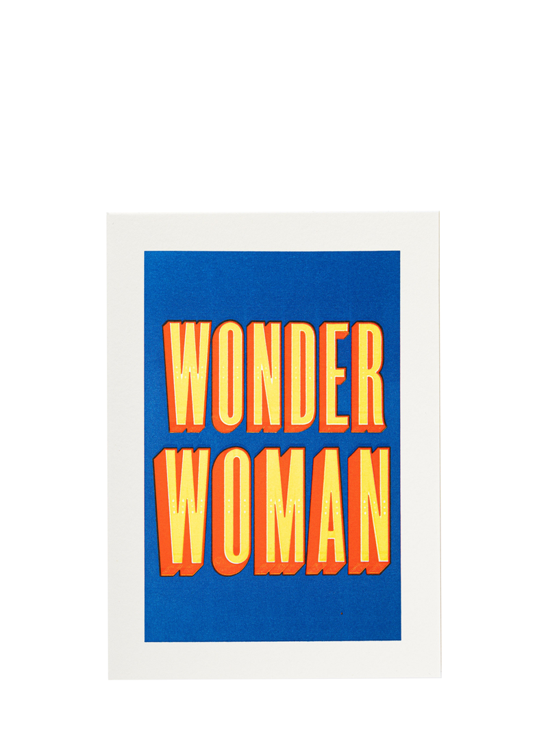 Wonder Woman love & friendship card