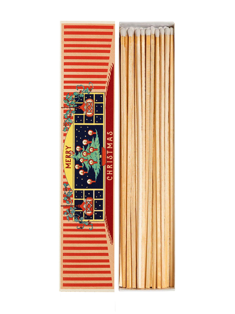 Christmas window extra long matches