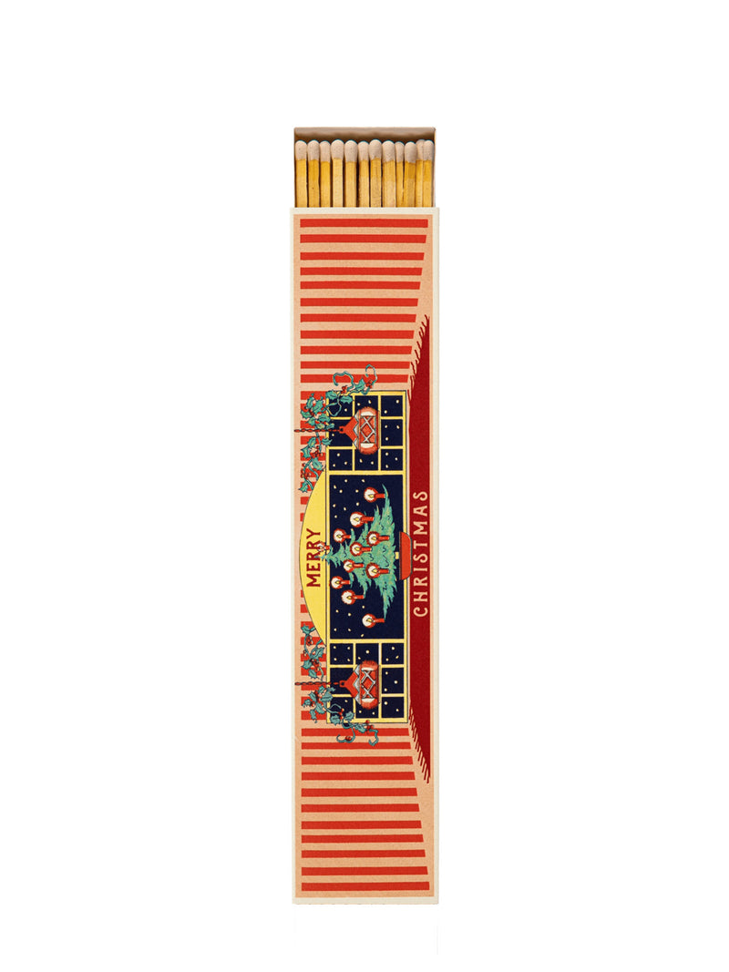 Christmas window extra long matches