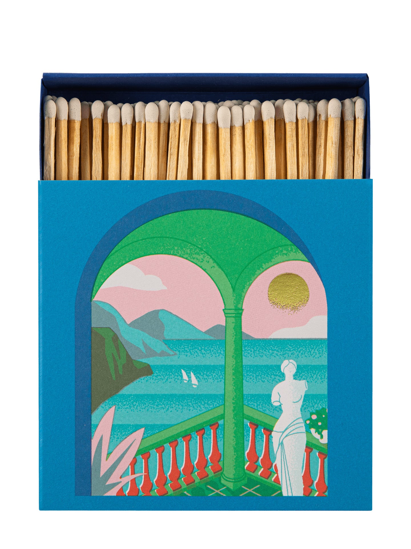 Arched romantic view matches